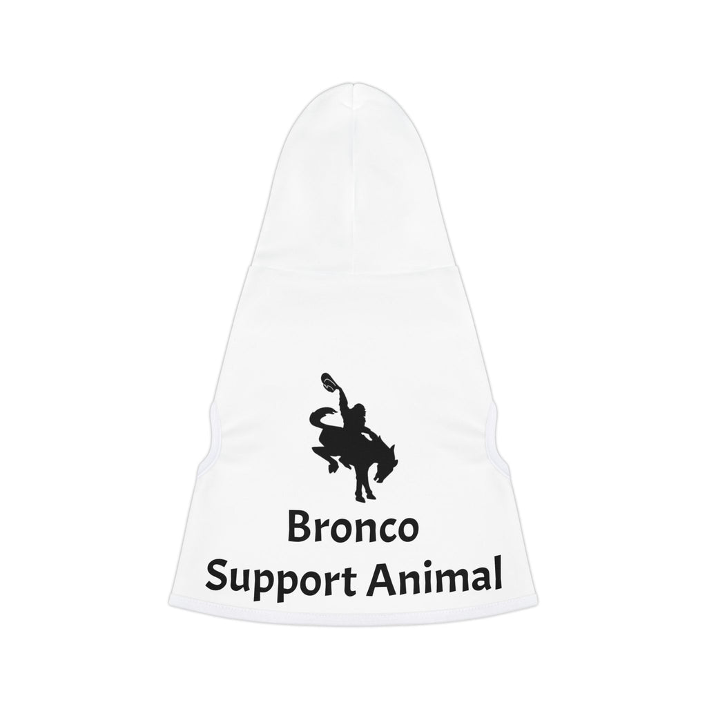 Bronco Support Animal Pet Hoodie – Dog & Cat Hooded Shirt for Bronco Fans