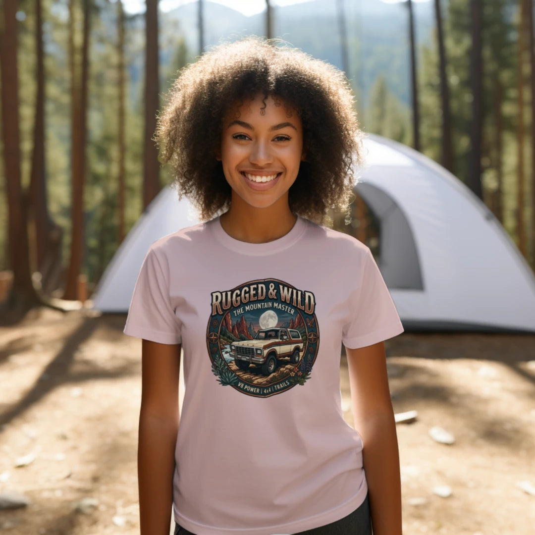 Rugged & Wild Bronco Tee – 2nd Gen Off-Road 4x4 Adventure Shirt T-Shirt