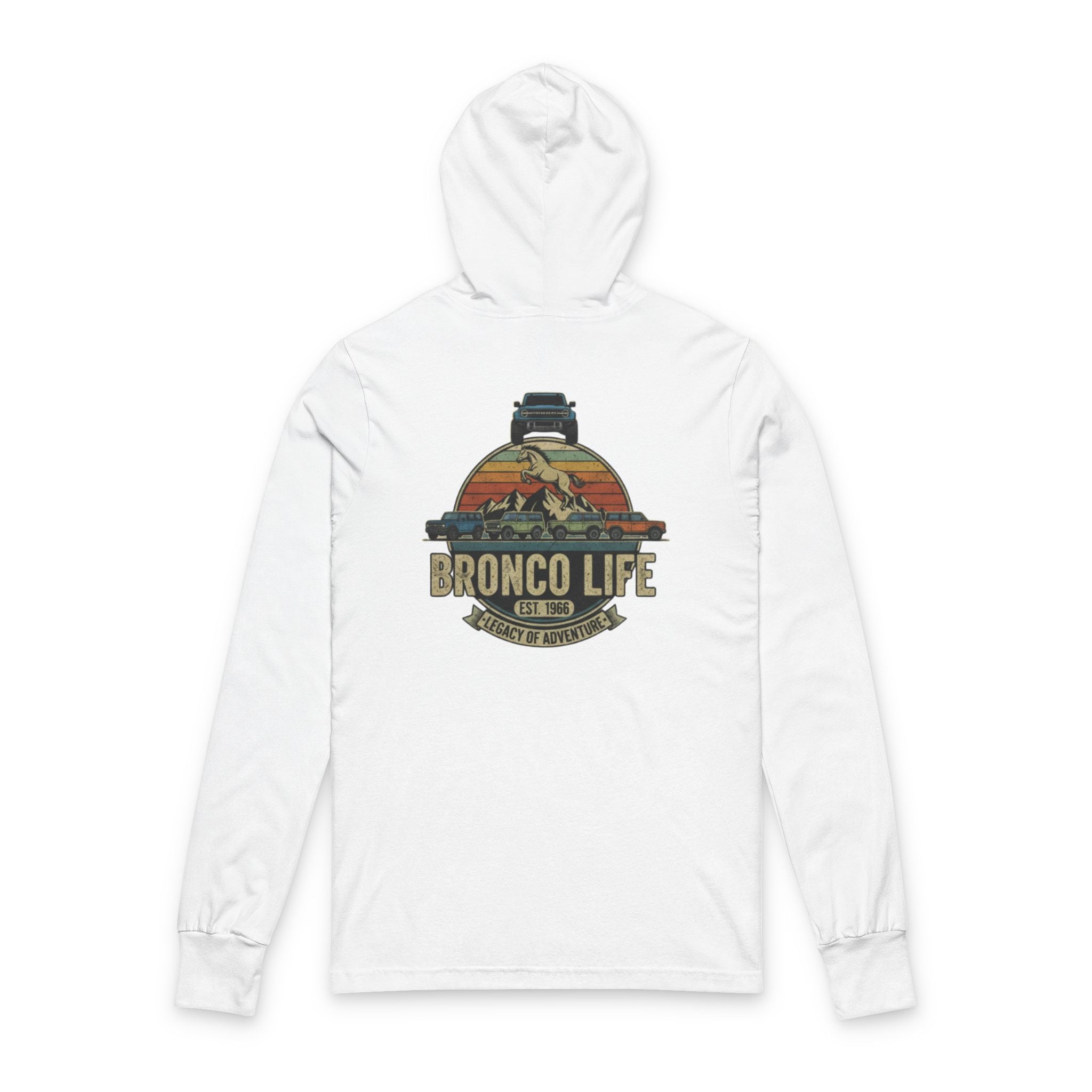 Bronco Life “Urban Meets Wild” Hooded TriBlend Tee – Trailblazer Edition