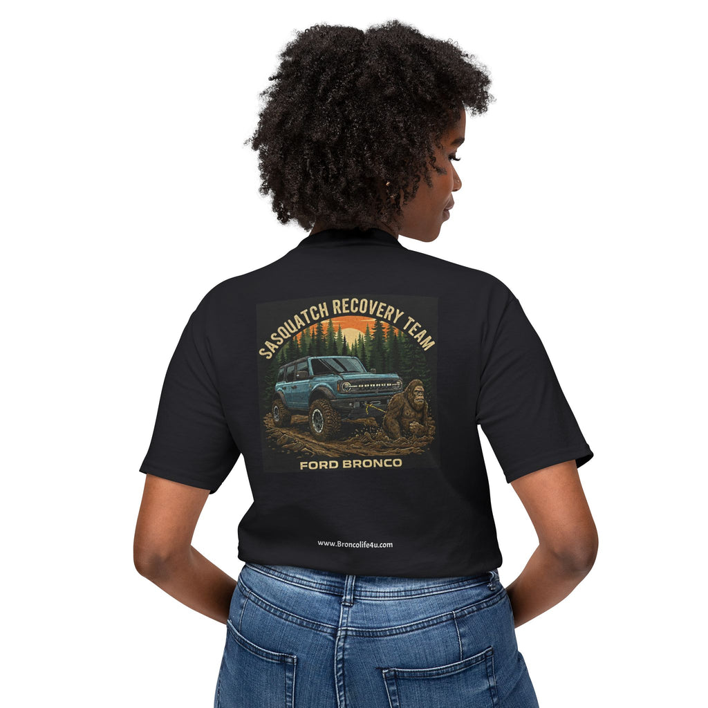 Sasquatch Recovery Team Tee — When Your Bronco’s the Ultimate Tow Truck