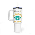 Smiles Per Gallon 40oz Vacuum Insulated Tumbler | Bronco Lifestyle Adventure Travel Mug