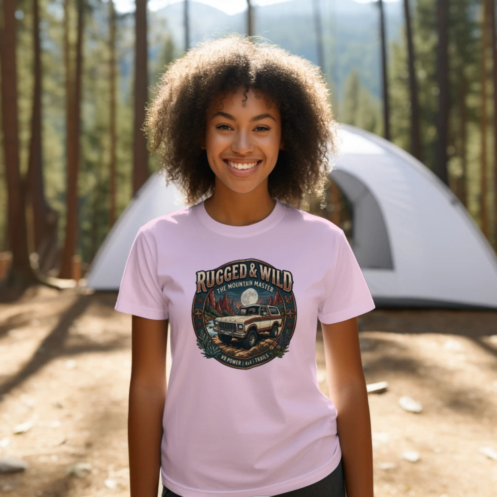 Rugged & Wild Bronco Tee – 2nd Gen Off-Road 4x4 Adventure Shirt T-Shirt