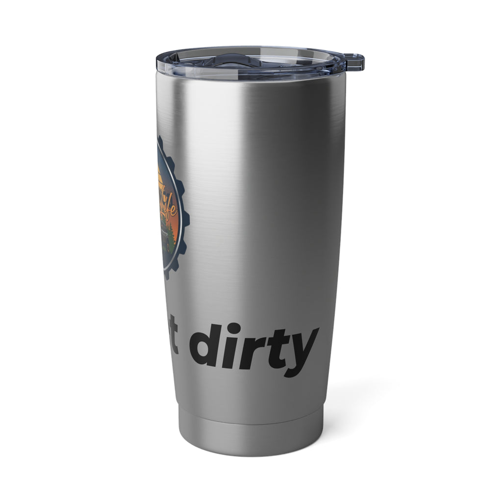 Bronco Life “Let’s Get Dirty” 20oz Off-Road Tumbler – Rugged Insulated Trail Mug