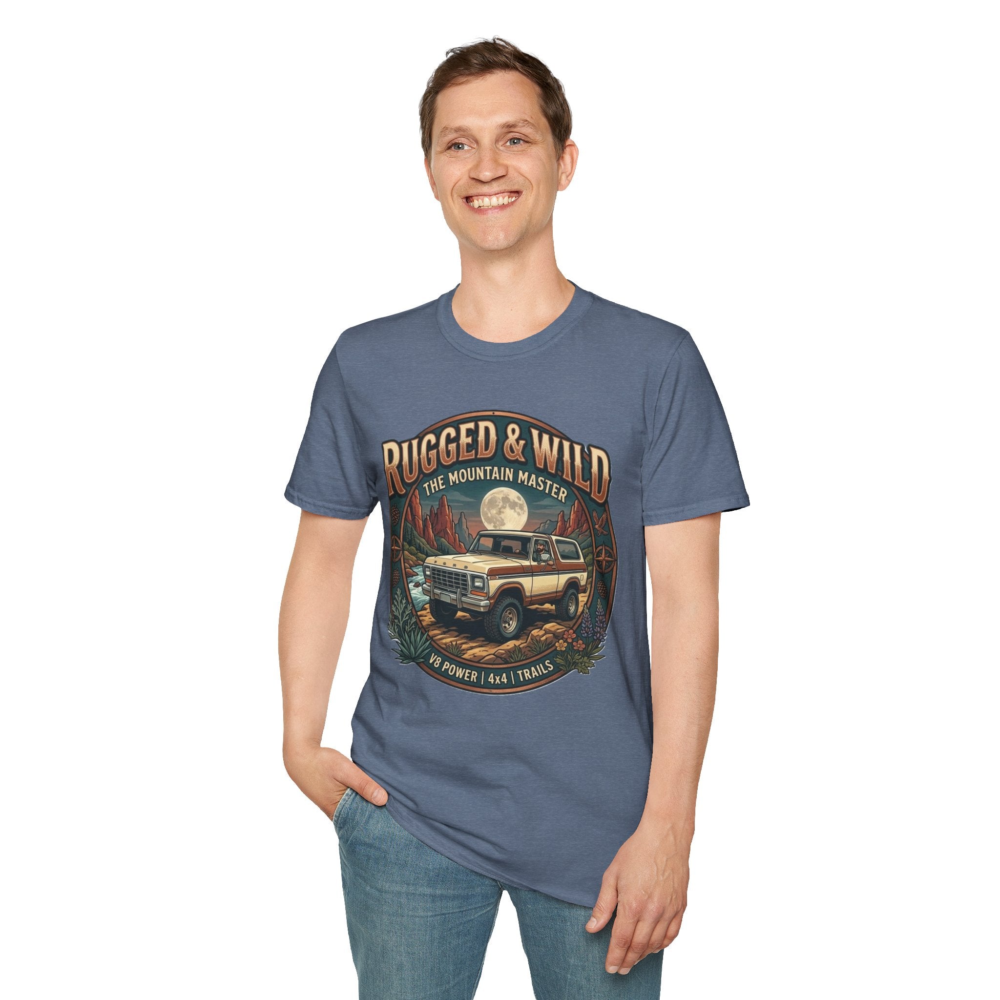 Rugged & Wild Bronco Tee – 2nd Gen Off-Road 4x4 Adventure Shirt