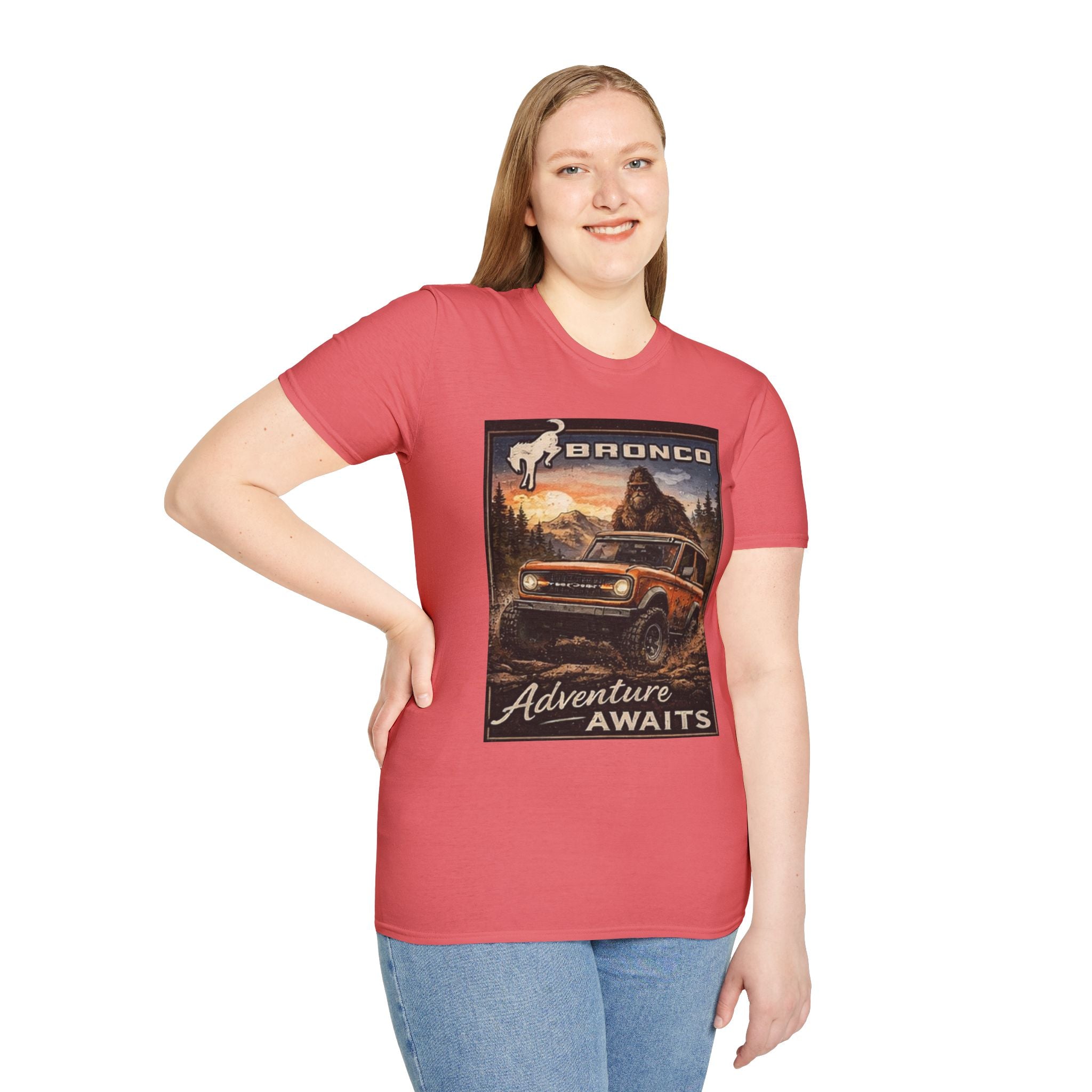 Bronco Adventure Awaits T-Shirt – Built Wild, 6G Approved