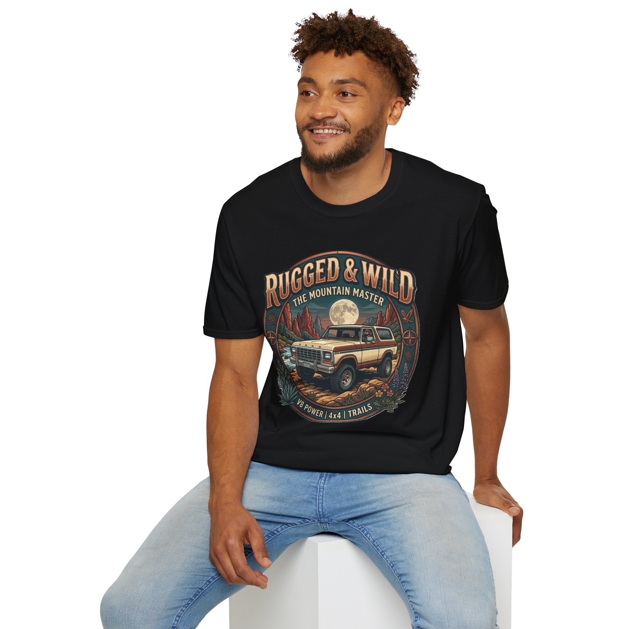 Rugged & Wild Bronco Tee – 2nd Gen Off-Road 4x4 Adventure Shirt