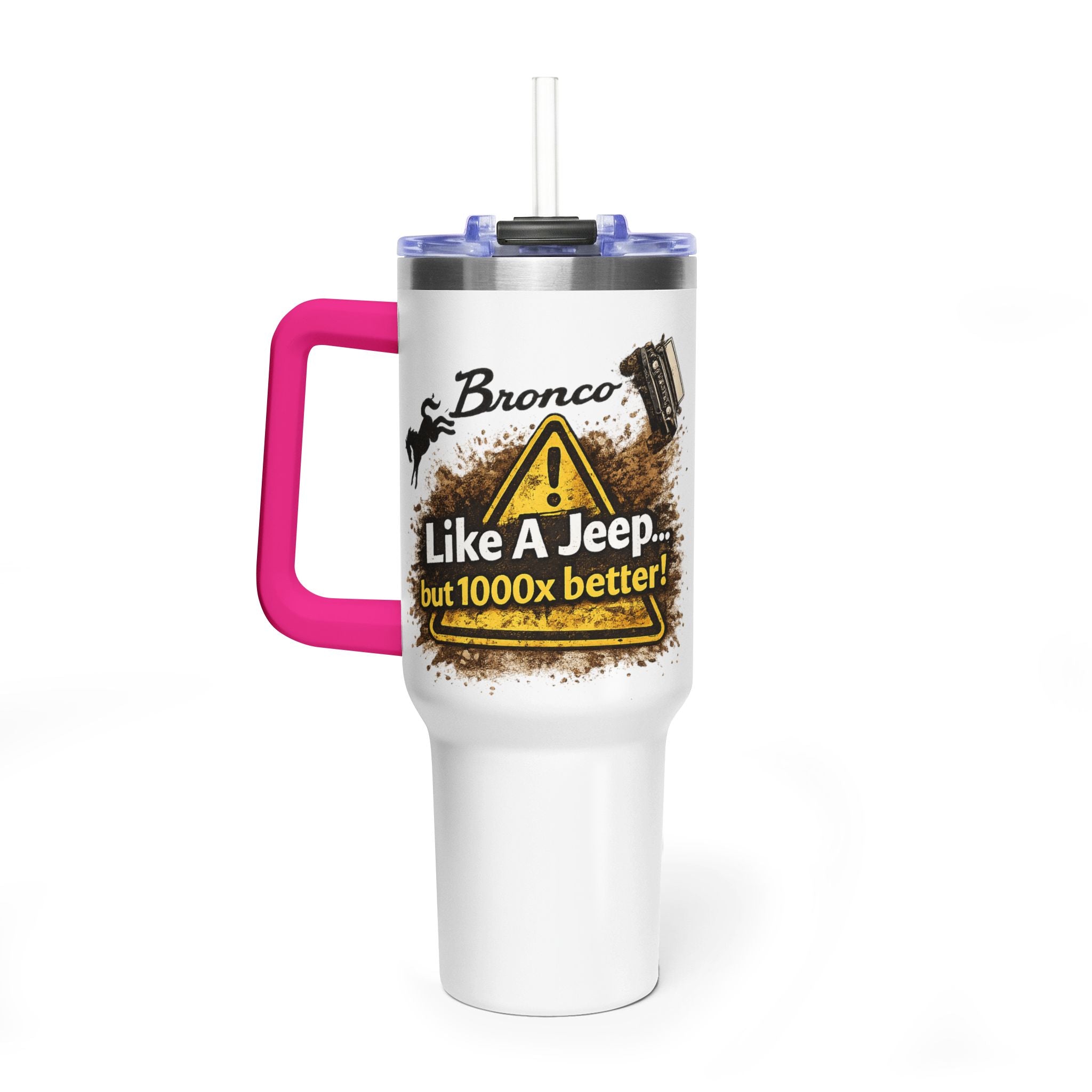 1000x Better 40oz Vacuum Insulated Tumbler | Bronco 60th Anniversary Adventure Travel Mug