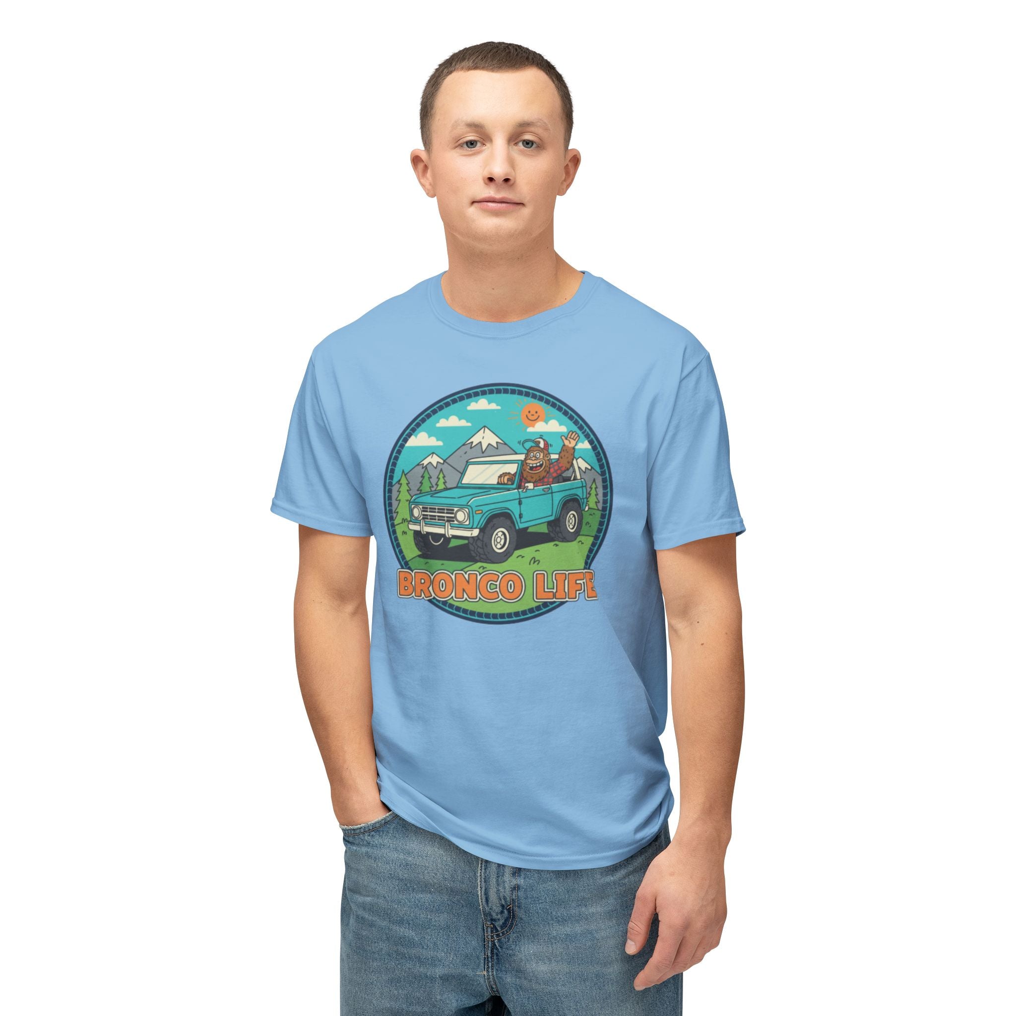Sasquatch Off-Road Co-Pilot Tee — The Legendary Bronco Adventure Edition