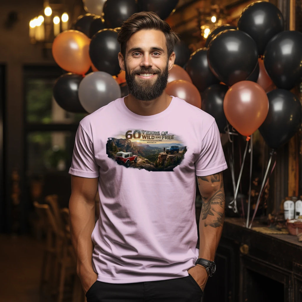 Bronco 60th Anniversary “Wild & Free” Tee — OG + 6G Mountain Tribute