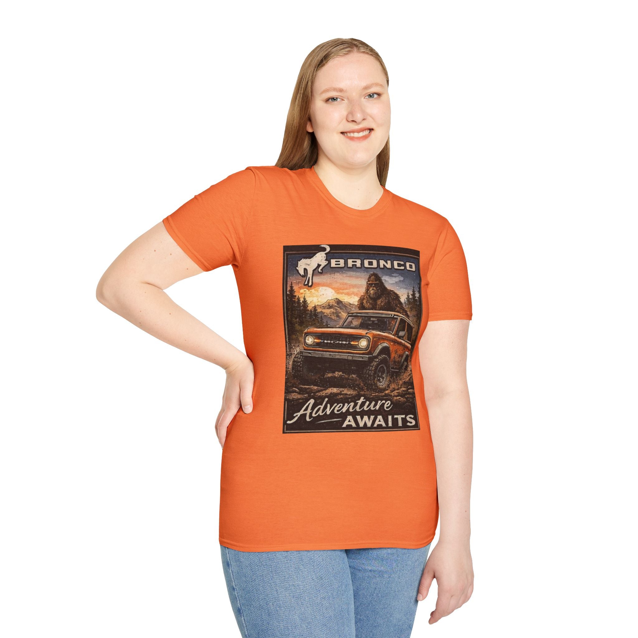 Bronco Adventure Awaits T-Shirt – Built Wild, 6G Approved