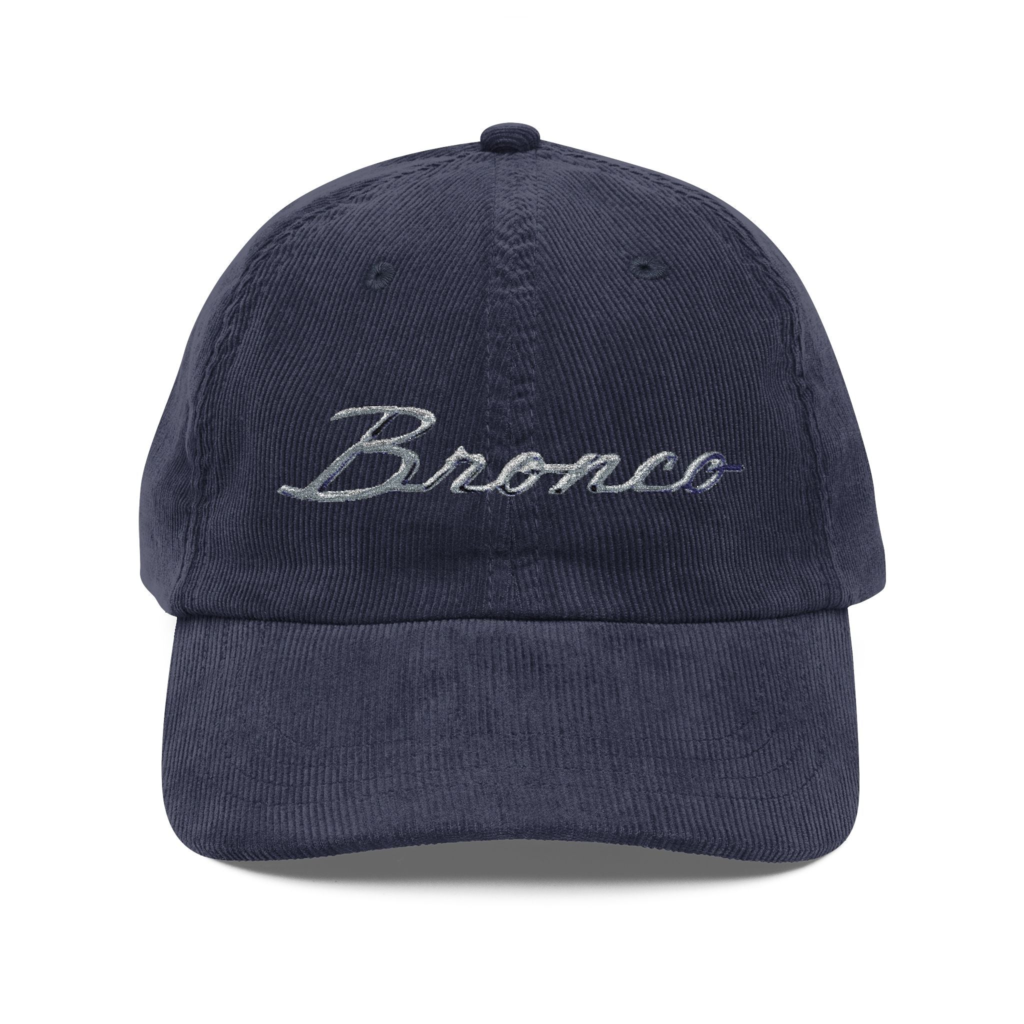 Vintage Corduroy Bronco Cap – Retro Dad Hat for Ford Bronco Fans