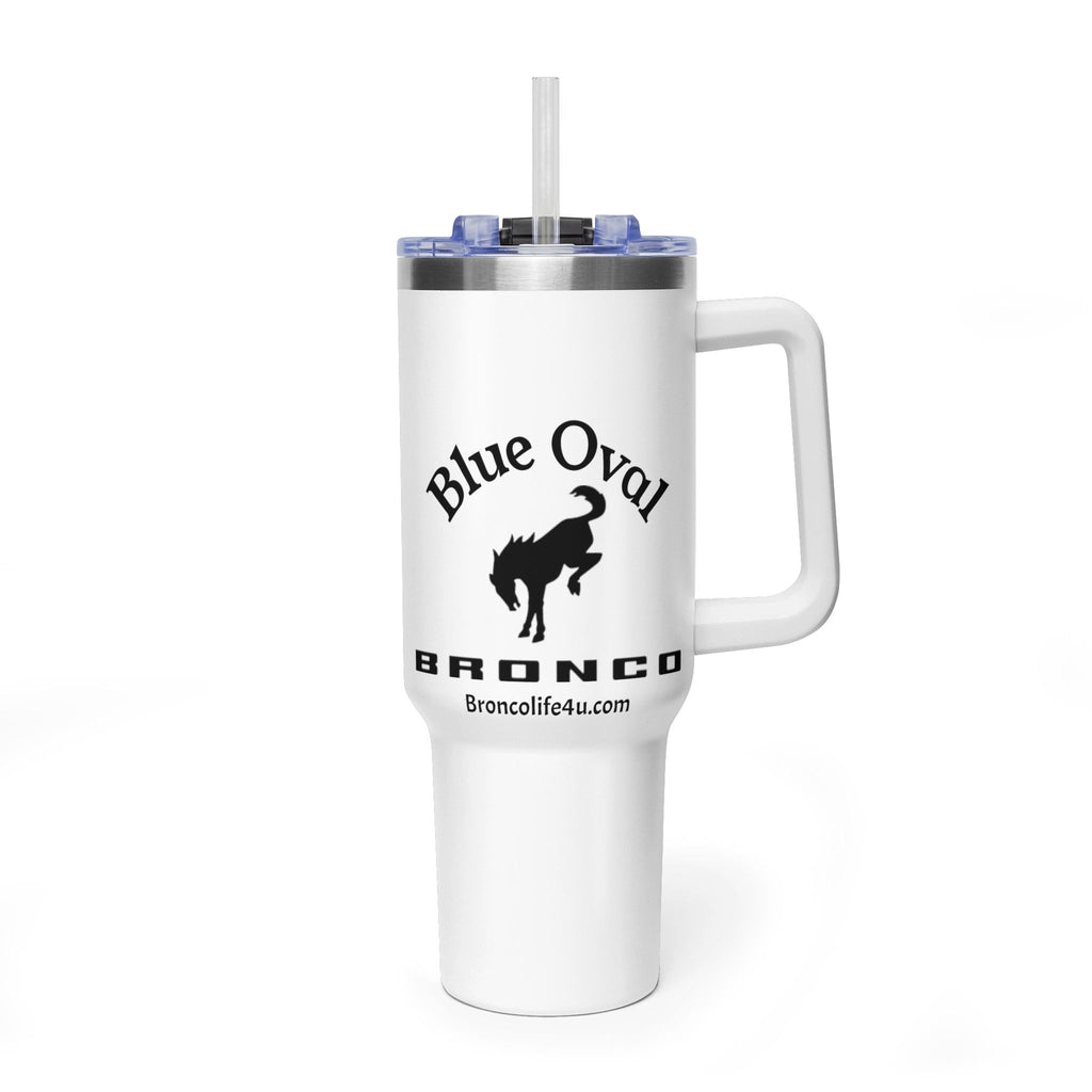 Smiles Per Gallon 40oz Vacuum Insulated Tumbler | Bronco Lifestyle Adventure Travel Mug