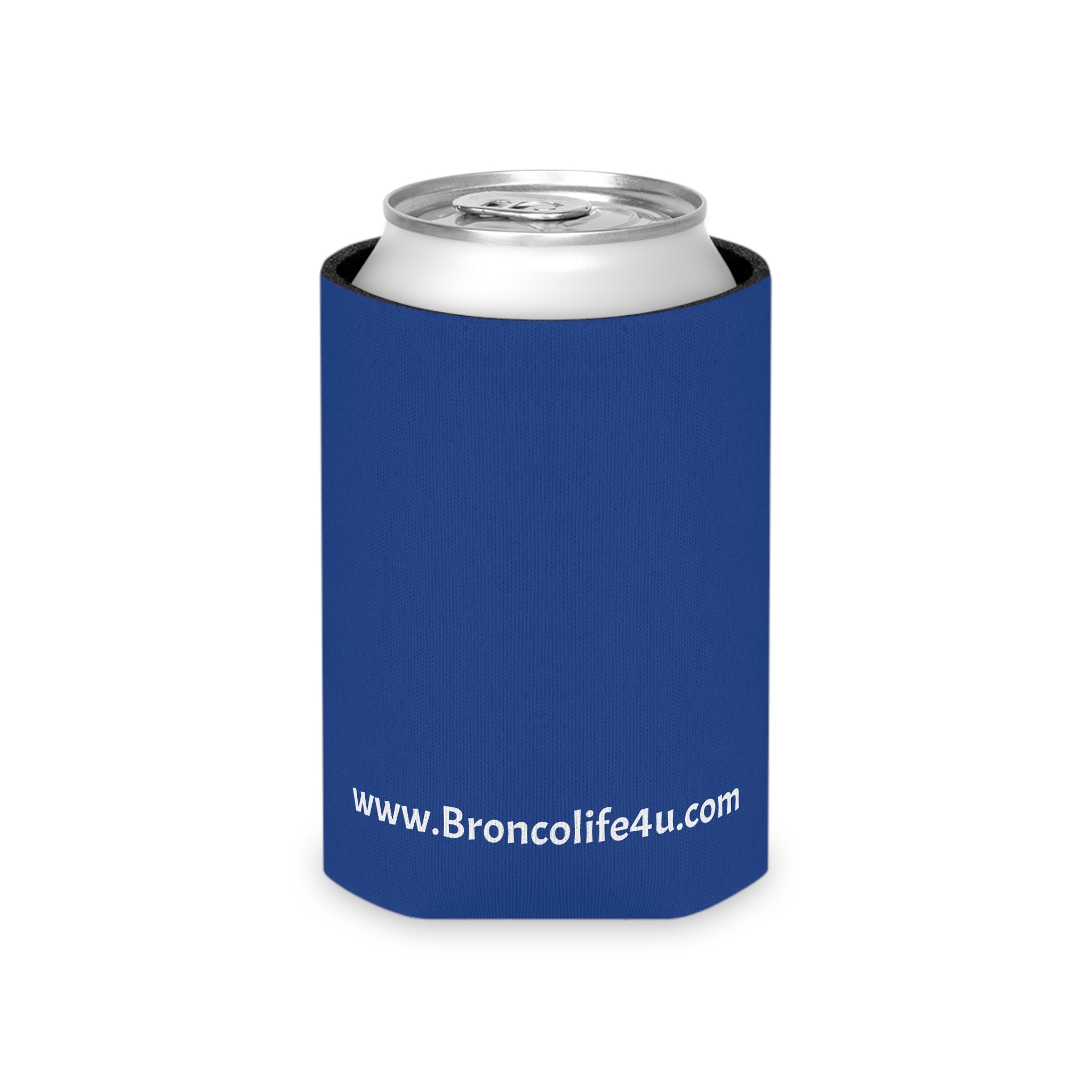 Bronco & Bigfoot Can Cooler — Peace, Trails & Ice-Cold Drinks