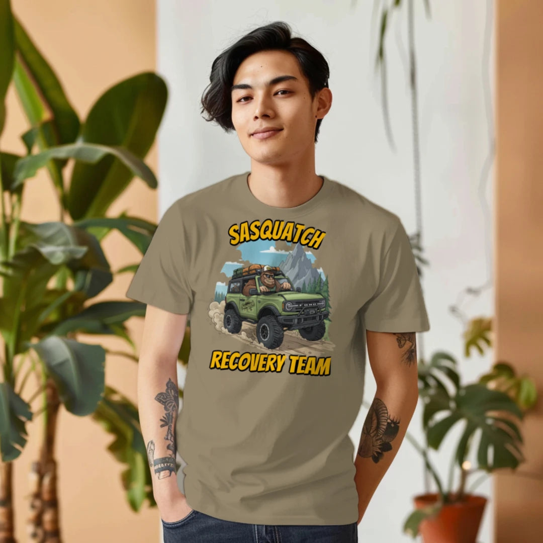 Bronco Life “Sasquatch Recon” Tee – Adventure Ops Off-Road Division wicking tee