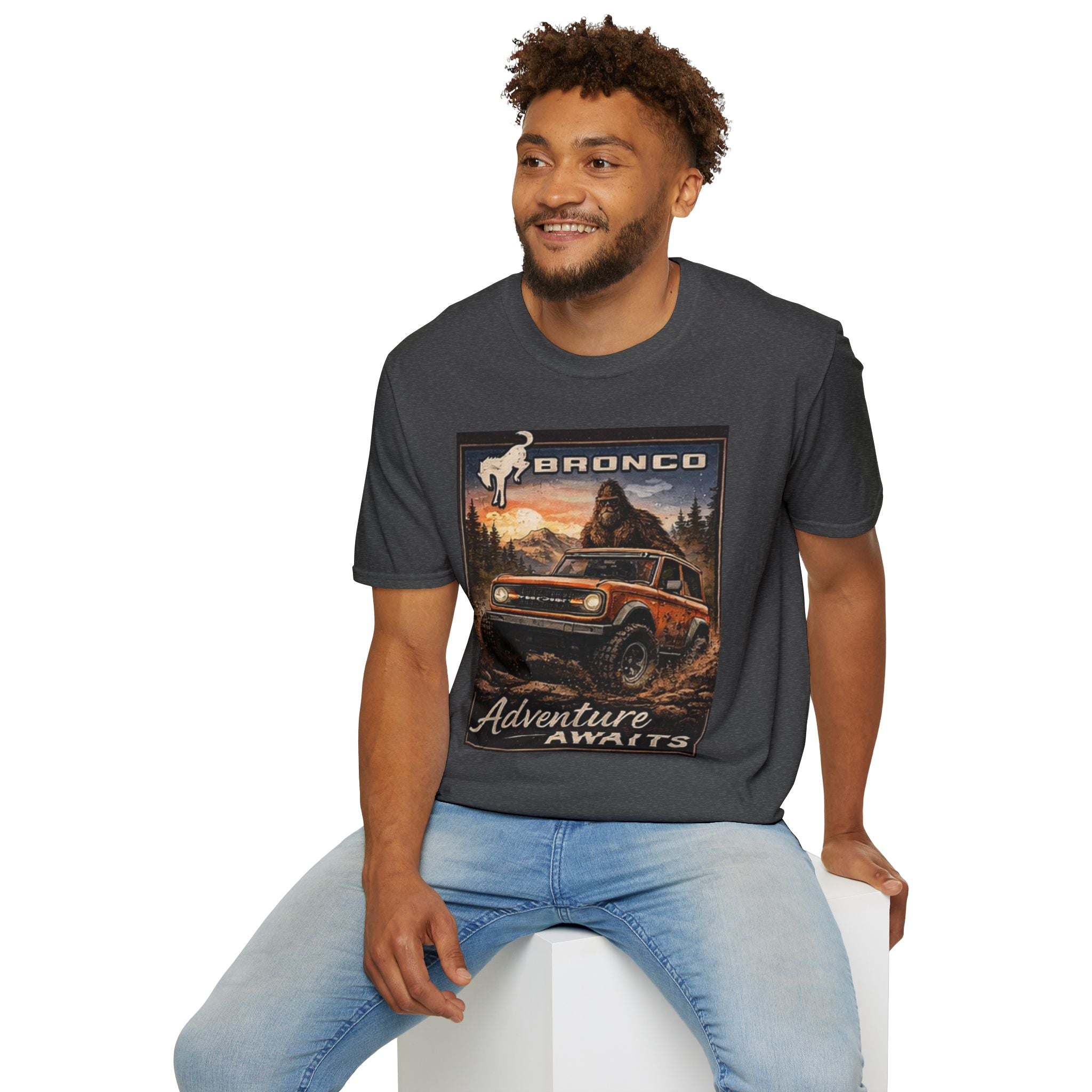 Bronco Adventure Awaits T-Shirt – Built Wild, 6G Approved
