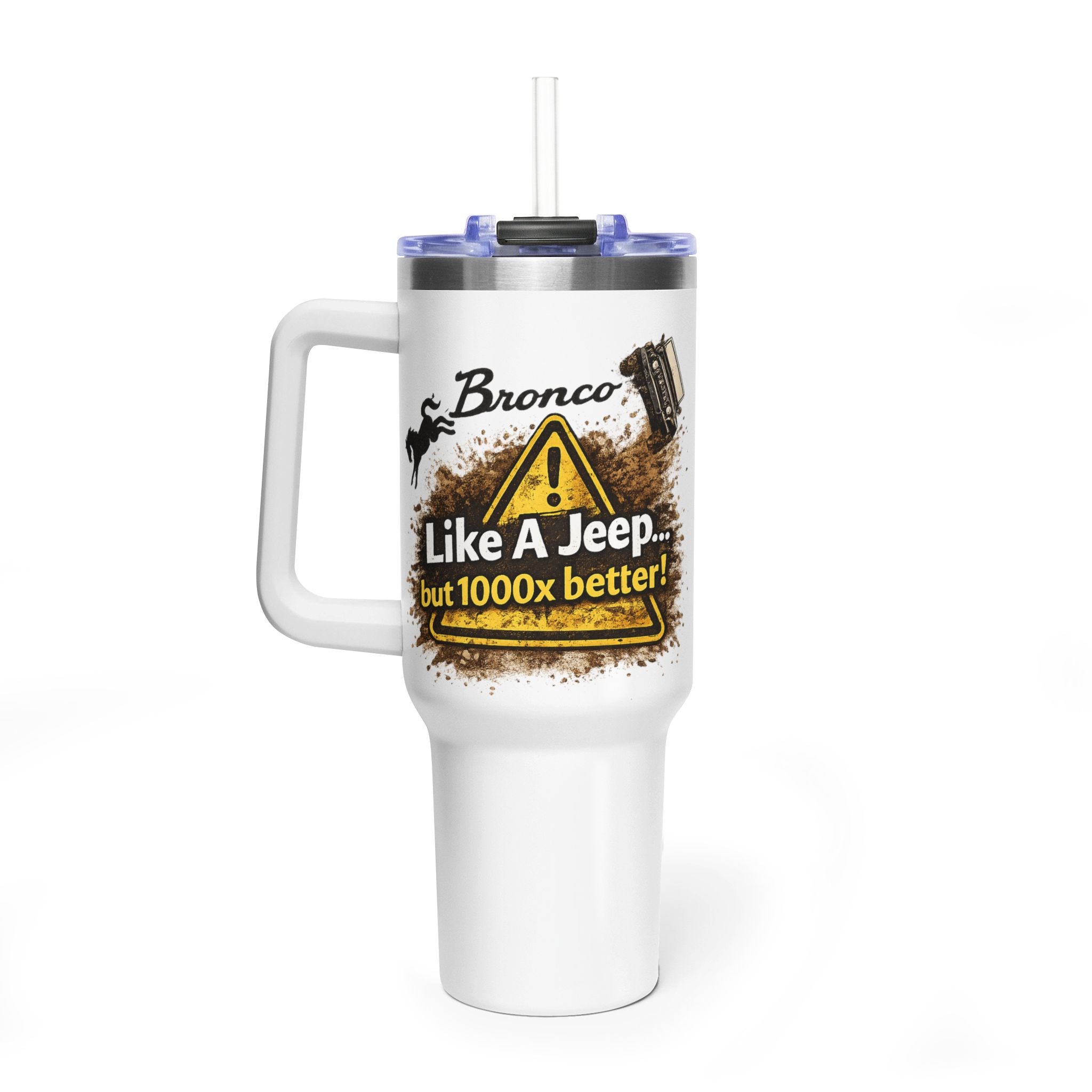 1000x Better 40oz Vacuum Insulated Tumbler | Bronco 60th Anniversary Adventure Travel Mug