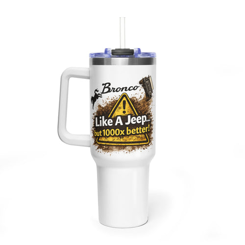1000x Better 40oz Vacuum Insulated Tumbler | Bronco 60th Anniversary Adventure Travel Mug