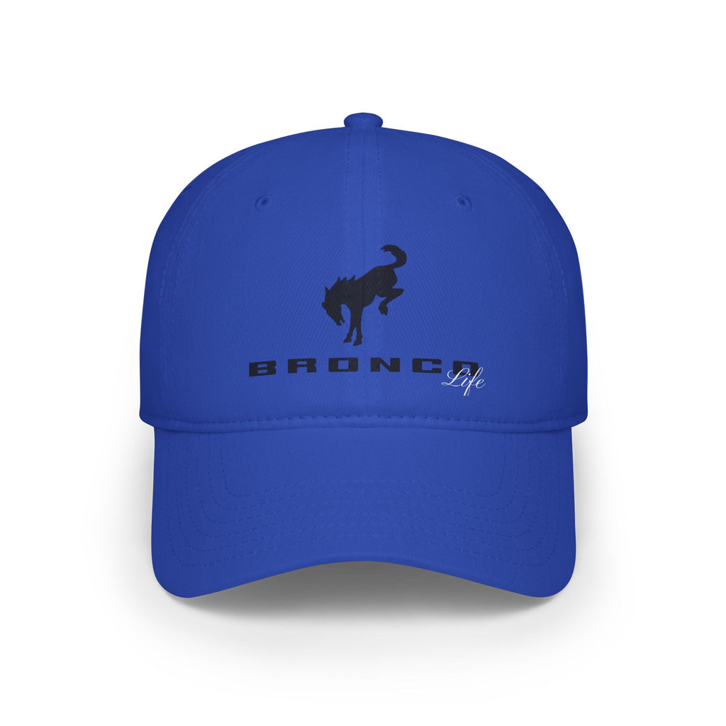 Bronco Life Cap — “Rough Terrain, No Retreat” Bucking Bronco Edition