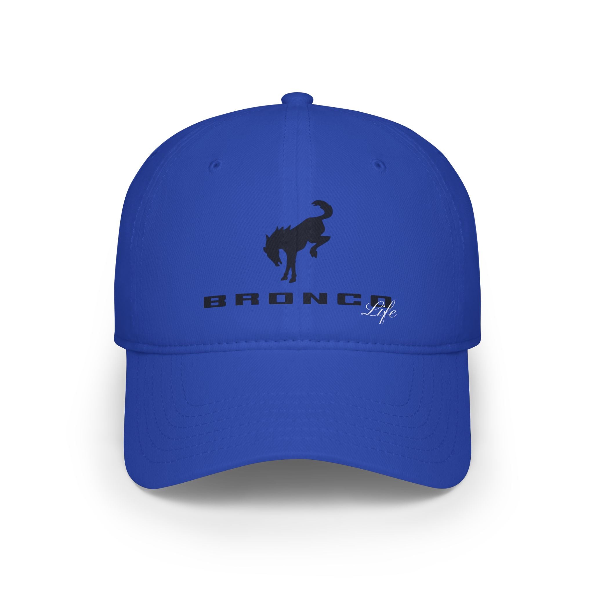 Bronco Life Cap — “Rough Terrain, No Retreat” Bucking Bronco Edition