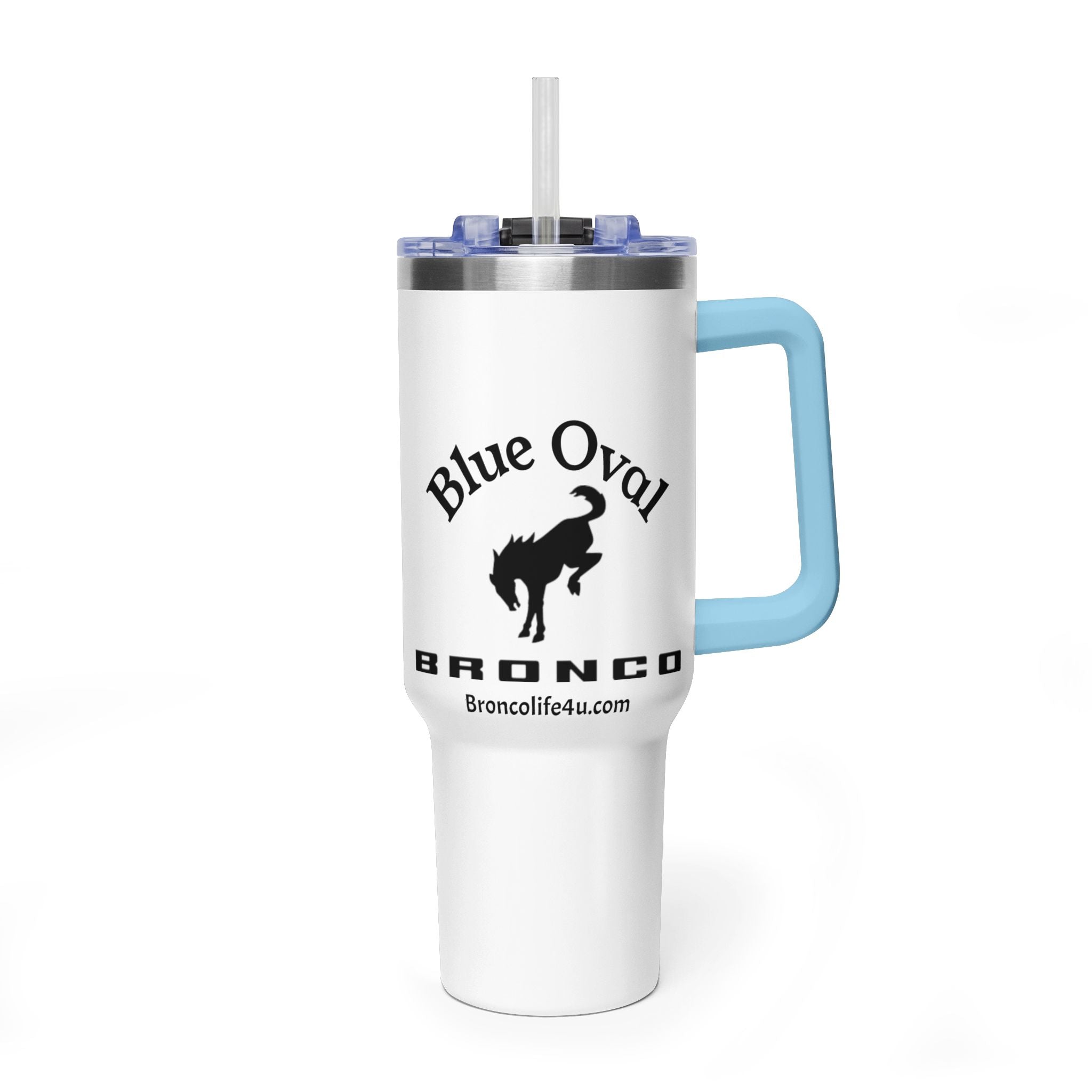 Smiles Per Gallon 40oz Vacuum Insulated Tumbler | Bronco Lifestyle Adventure Travel Mug