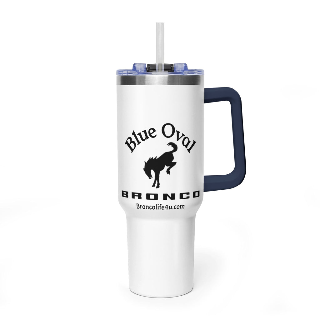 Smiles Per Gallon 40oz Vacuum Insulated Tumbler | Bronco Lifestyle Adventure Travel Mug