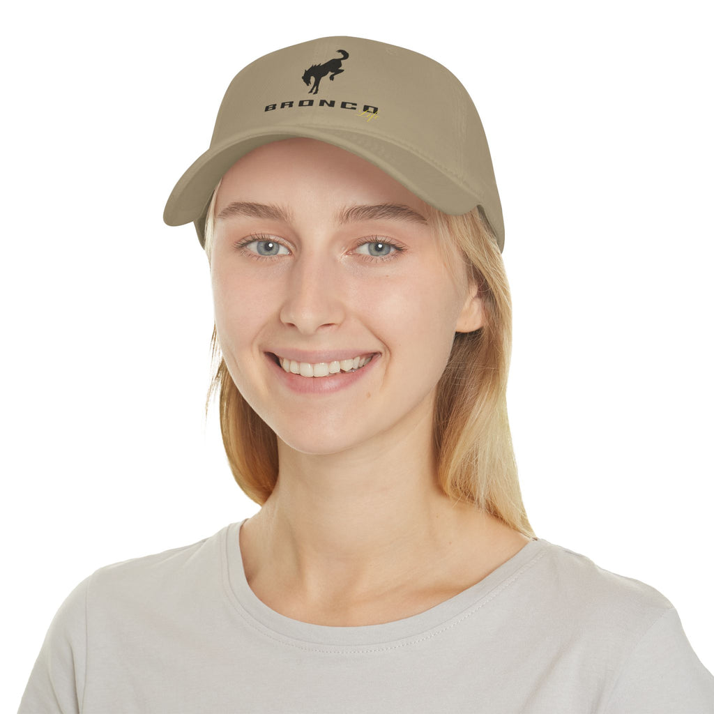 Bronco Life Cap — “Rough Terrain, No Retreat” Bucking Bronco Edition Khaki One size Hats