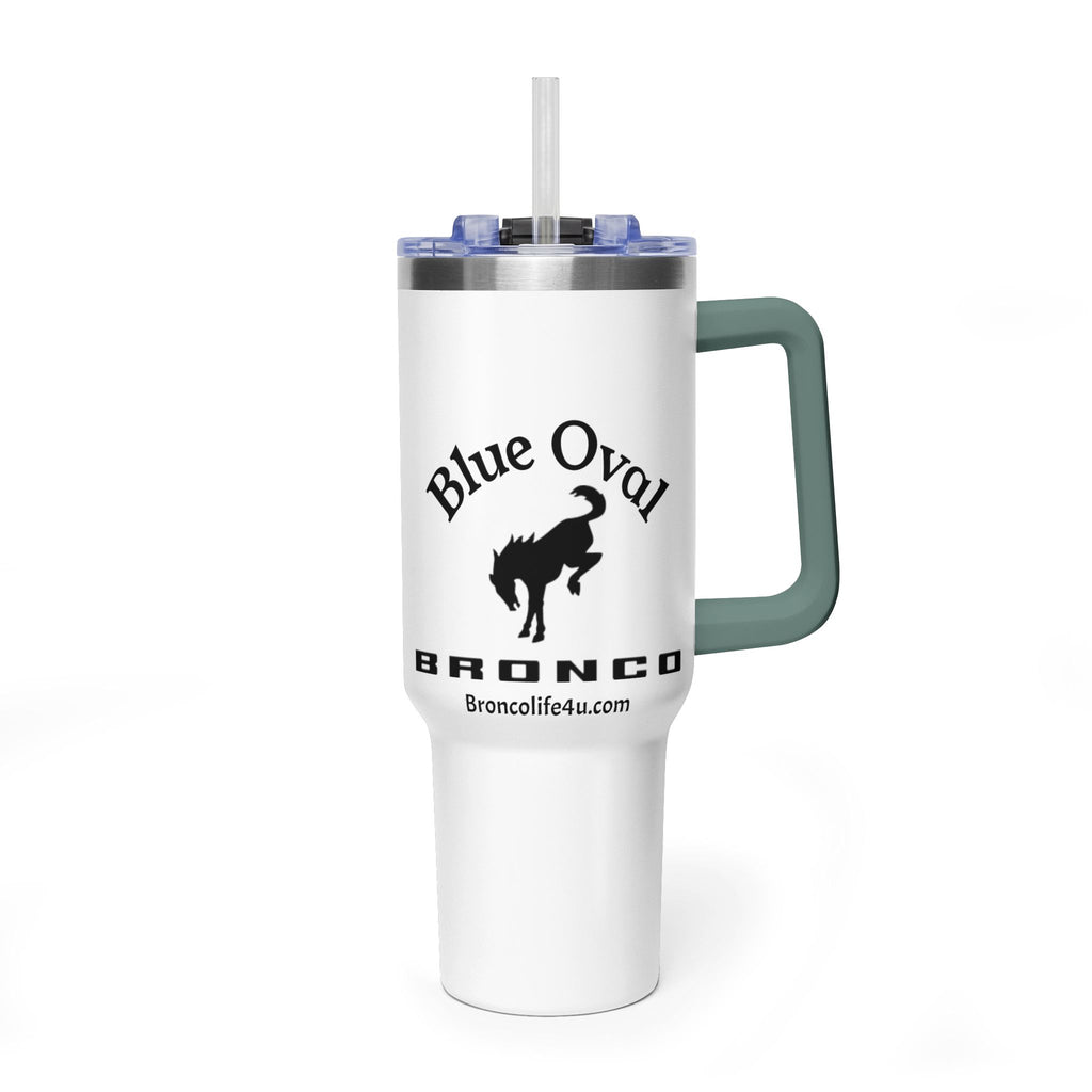 Smiles Per Gallon 40oz Vacuum Insulated Tumbler | Bronco Lifestyle Adventure Travel Mug