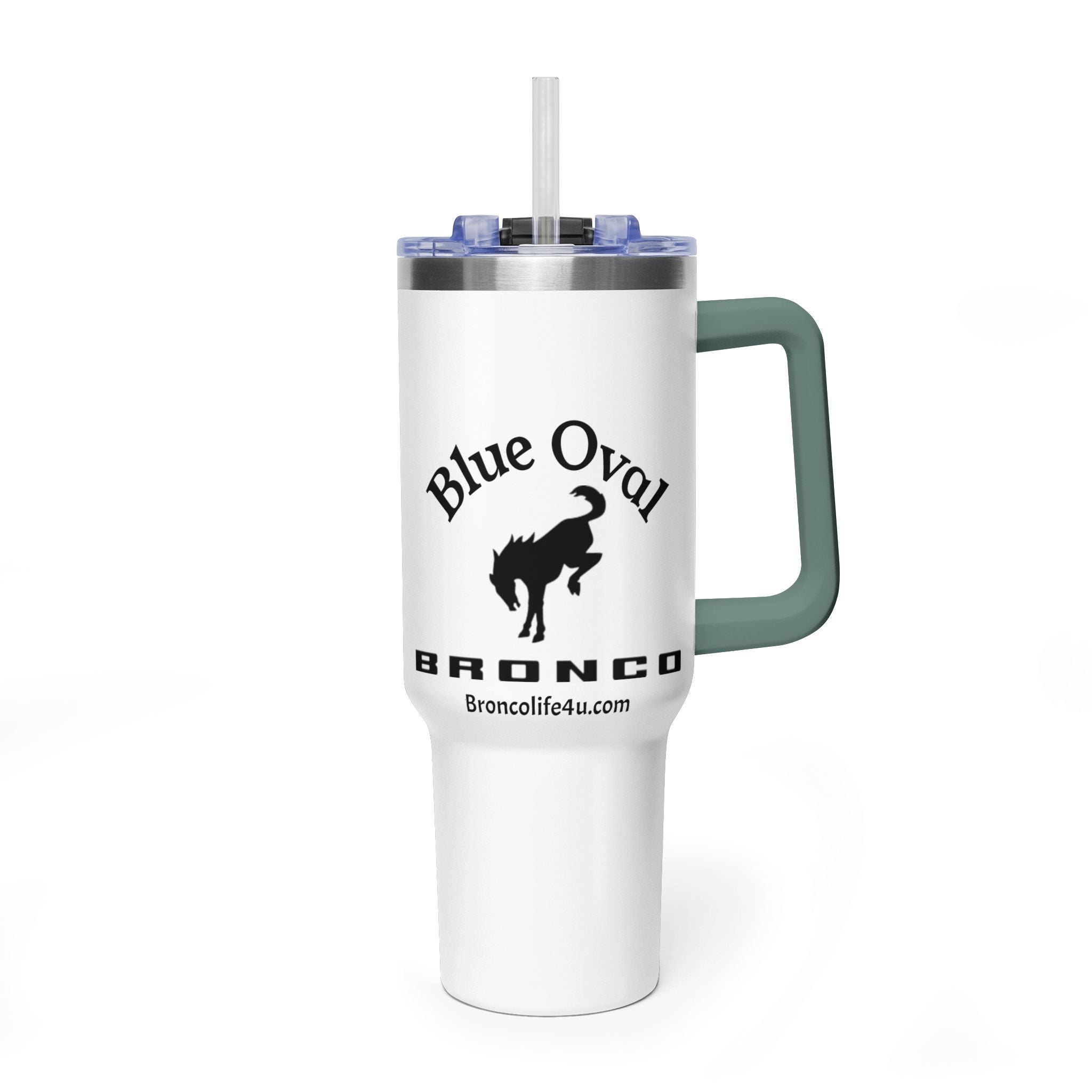 Smiles Per Gallon 40oz Vacuum Insulated Tumbler | Bronco Lifestyle Adventure Travel Mug