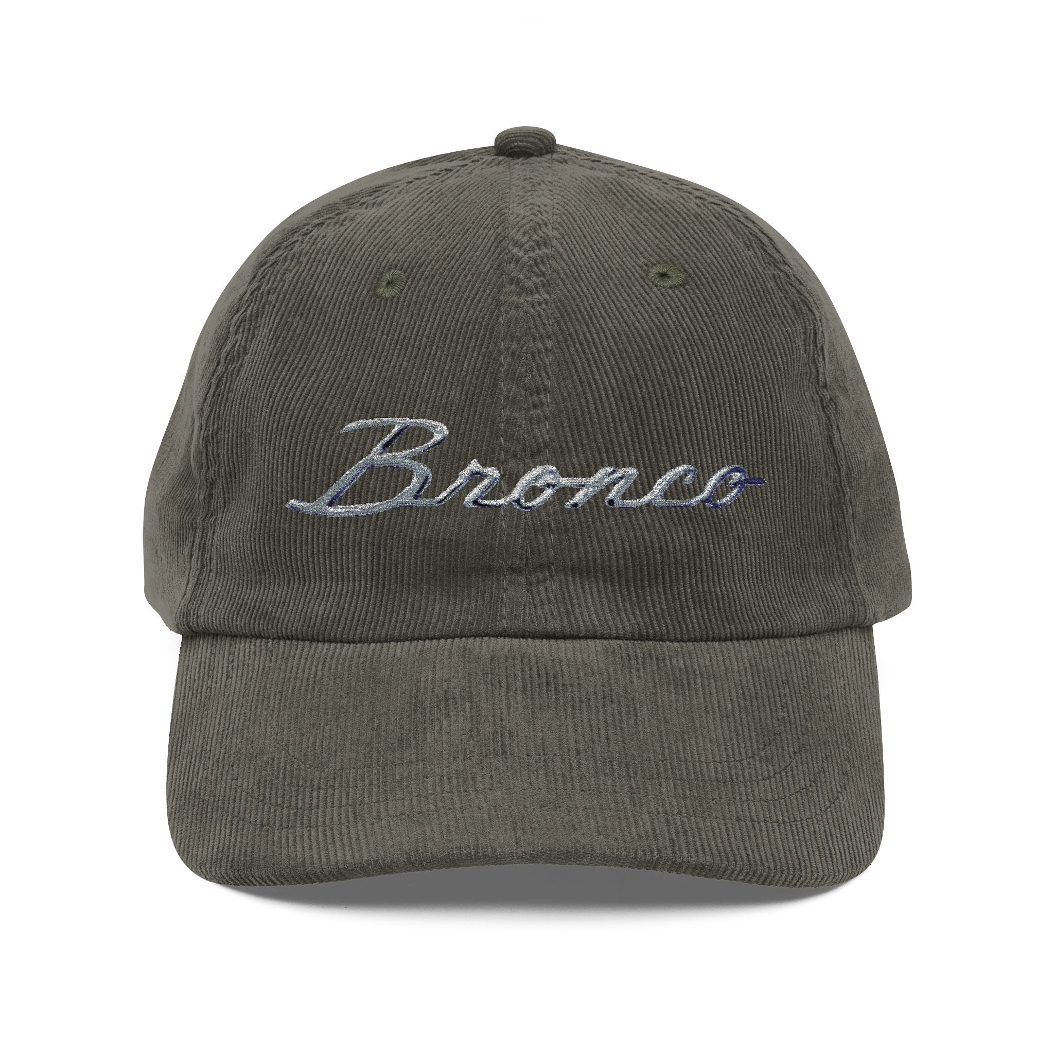 Vintage Corduroy Bronco Cap – Retro Dad Hat for Ford Bronco Fans