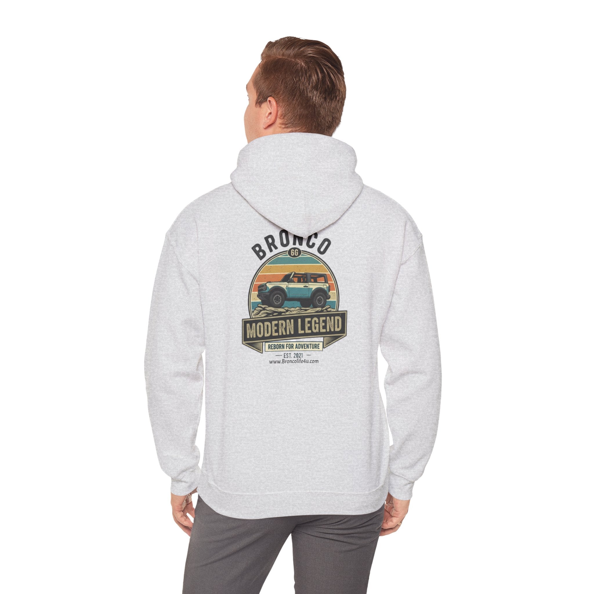 Bronco 6G “Modern Legend” Hoodie — Adventure Reborn Since 2021