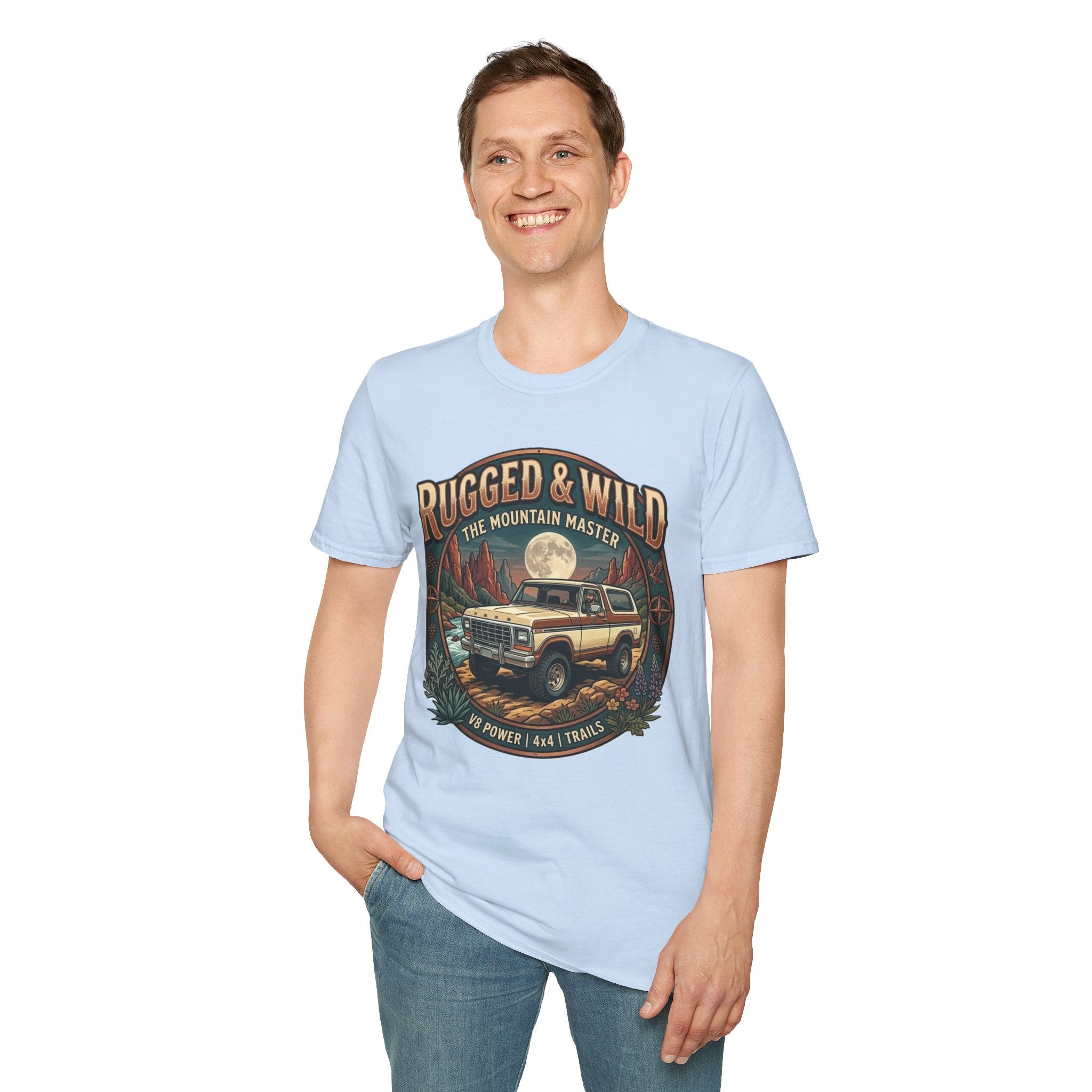 Rugged & Wild Bronco Tee – 2nd Gen Off-Road 4x4 Adventure Shirt