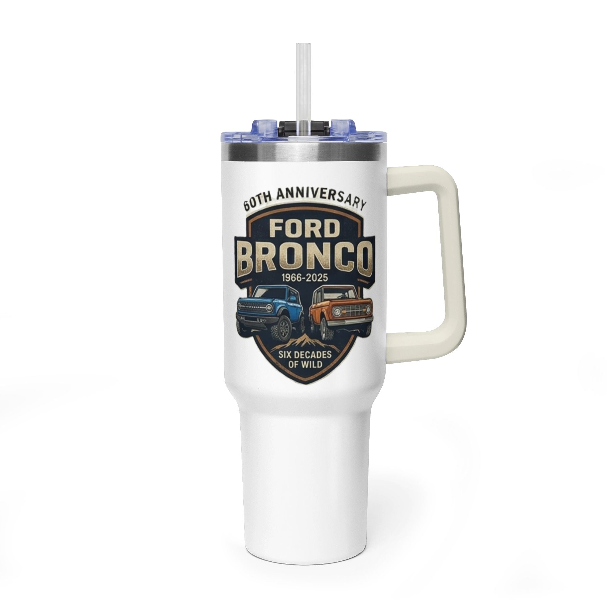 1000x Better 40oz Vacuum Insulated Tumbler | Bronco 60th Anniversary Adventure Travel Mug