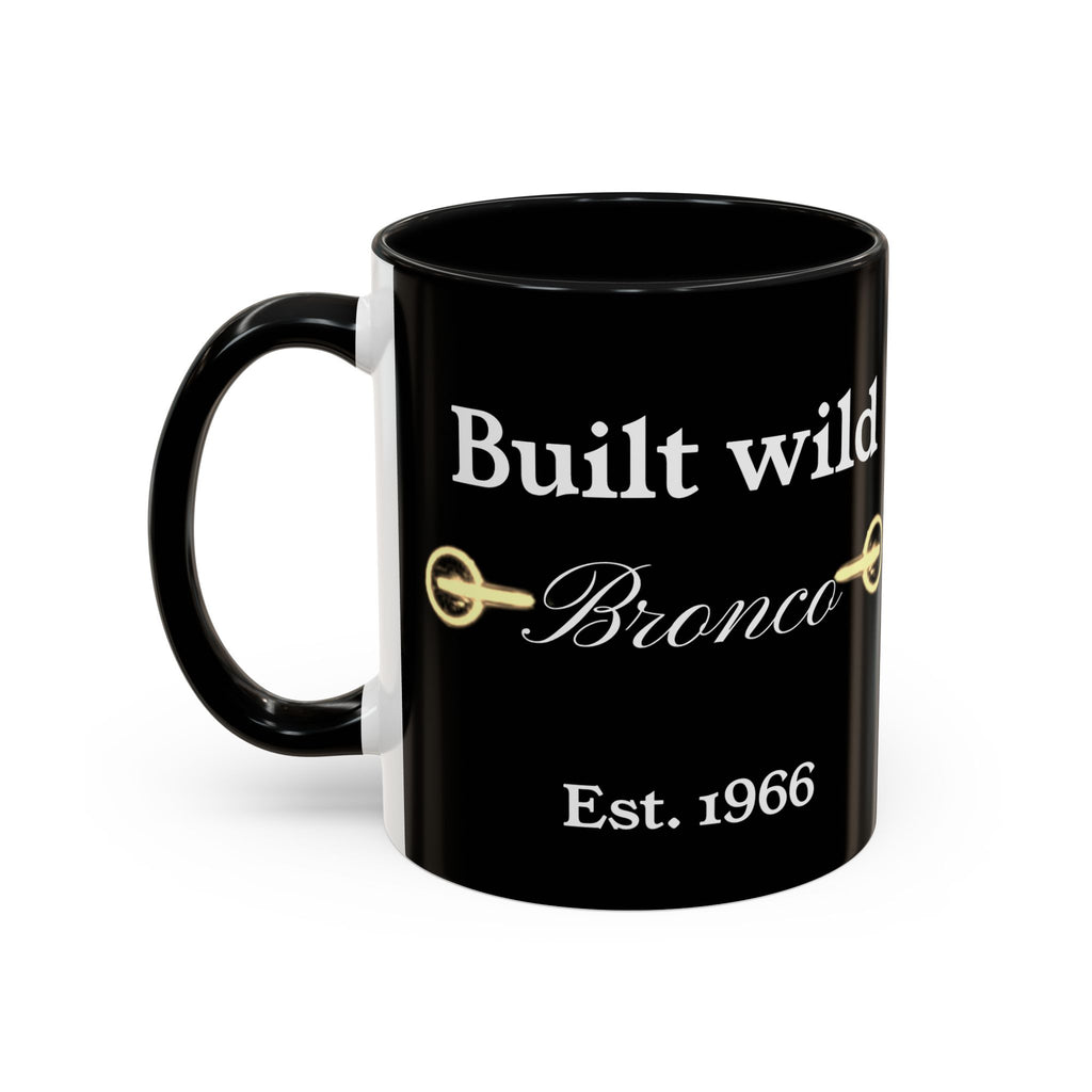 Bronco Life Coffee Mug – Built Wild Est. 1966 Ford Bronco Accent Mug (11oz / 15oz)