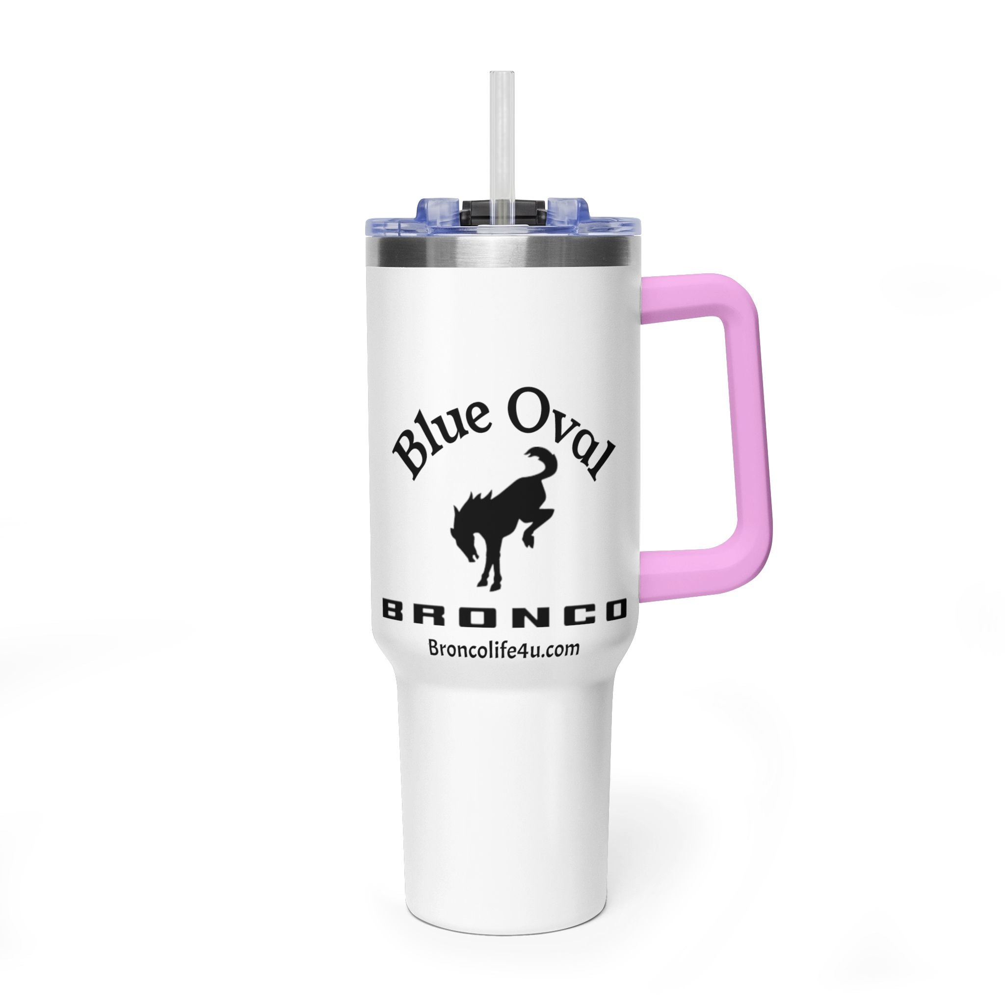 Smiles Per Gallon 40oz Vacuum Insulated Tumbler | Bronco Lifestyle Adventure Travel Mug