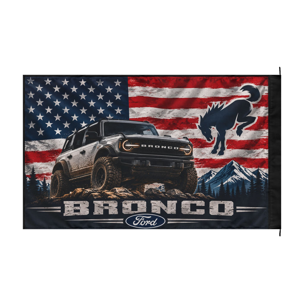 Built for the Wild Double-Sided Flag | Adventure-Ready Off-Road Decor