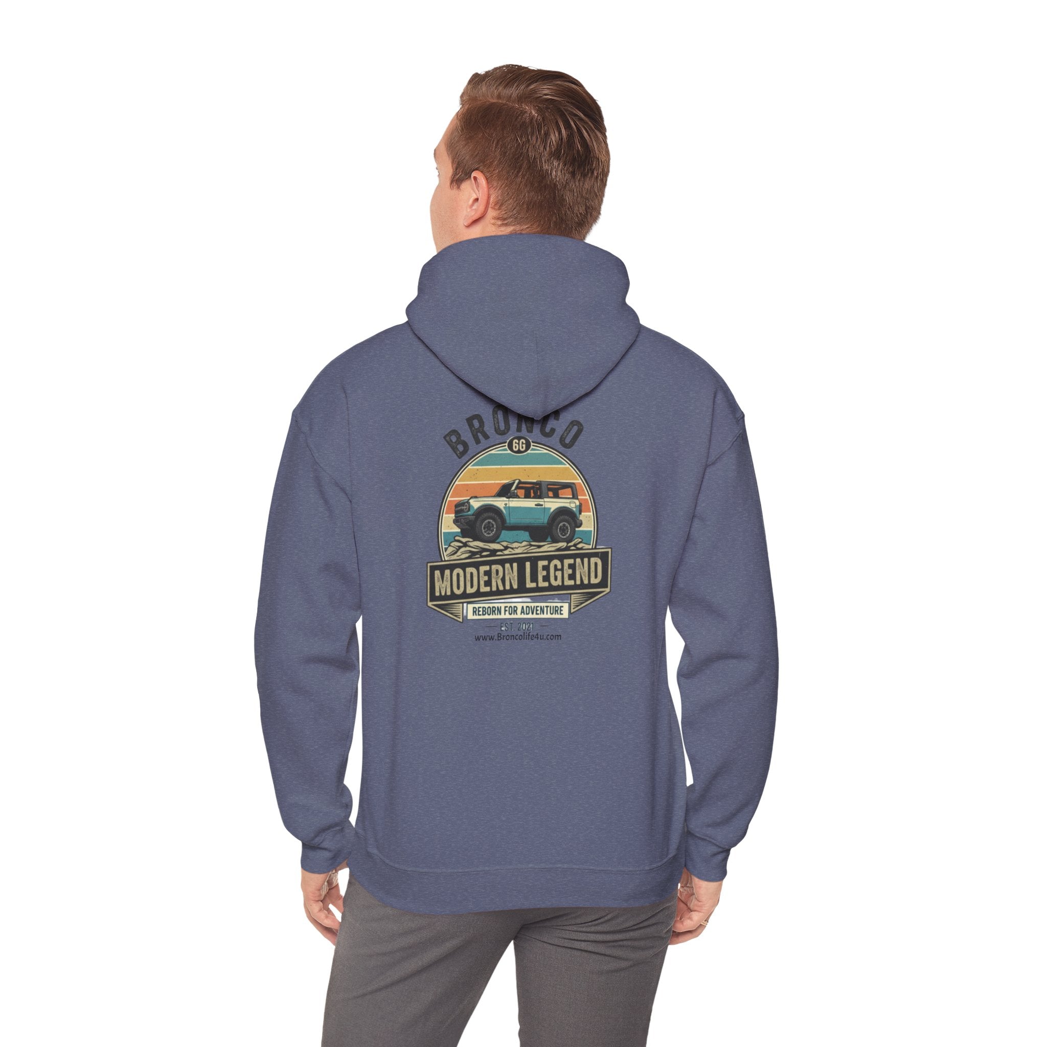 Bronco 6G “Modern Legend” Hoodie — Adventure Reborn Since 2021