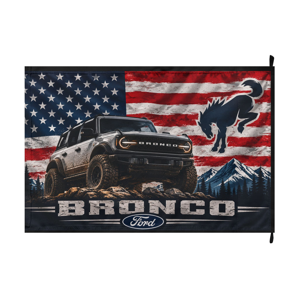 Built for the Wild Double-Sided Flag | Adventure-Ready Off-Road Decor