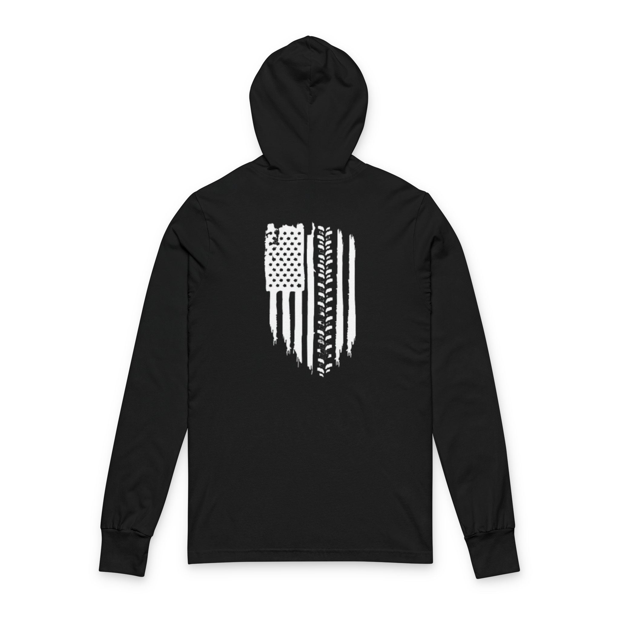 “Stars, Stripes & Horsepower” Patriotic Bronco Hooded Long Sleeve Tee — Freedom-Ready Gear for Every Trail