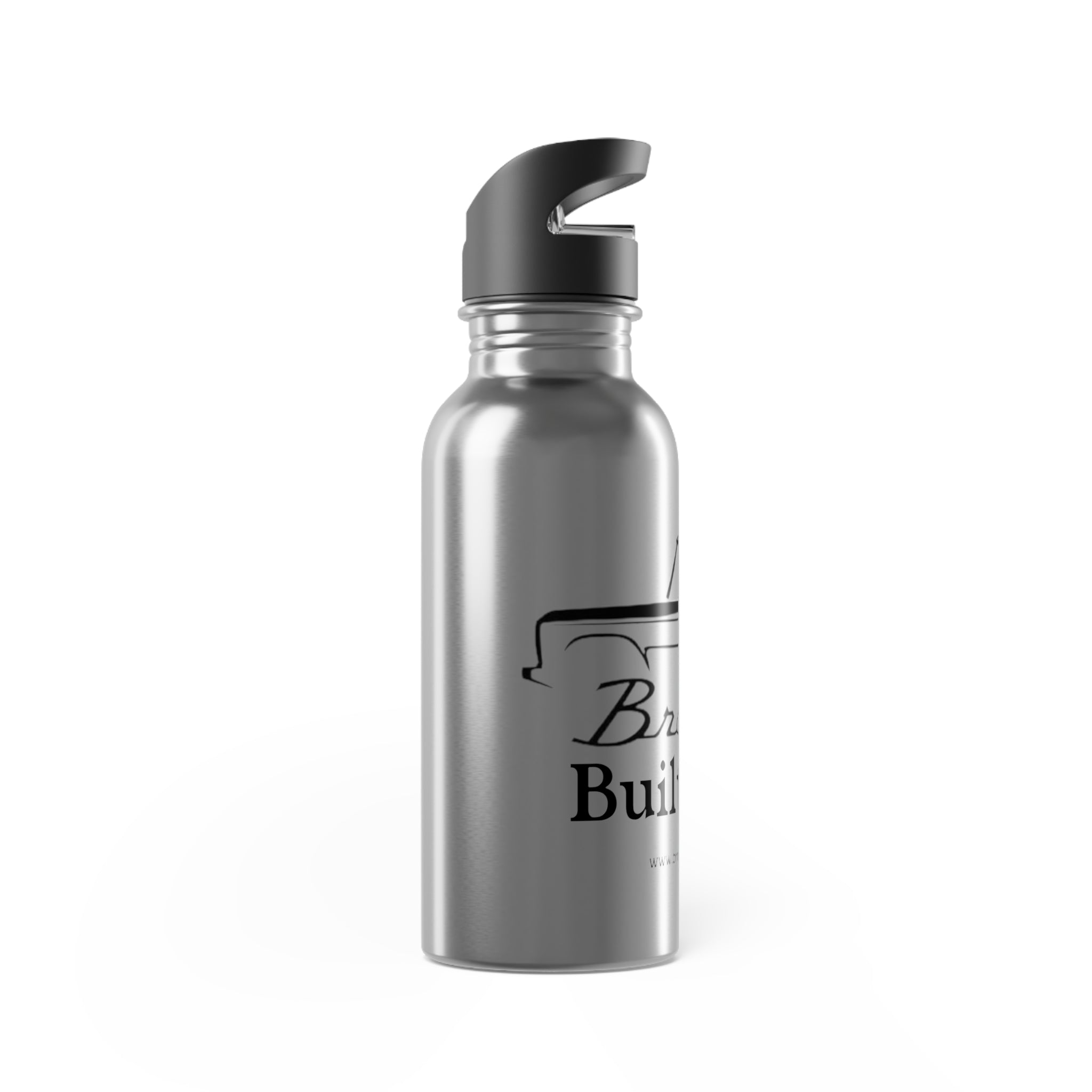Built Wild Bronco Stainless Steel Water Bottle – 20oz Insulated with Straw Lid