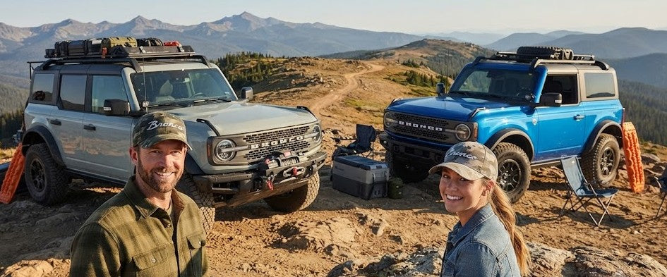 Camo Bronco Hat | Headlight Edition Snapback (5 Rugged Styles)