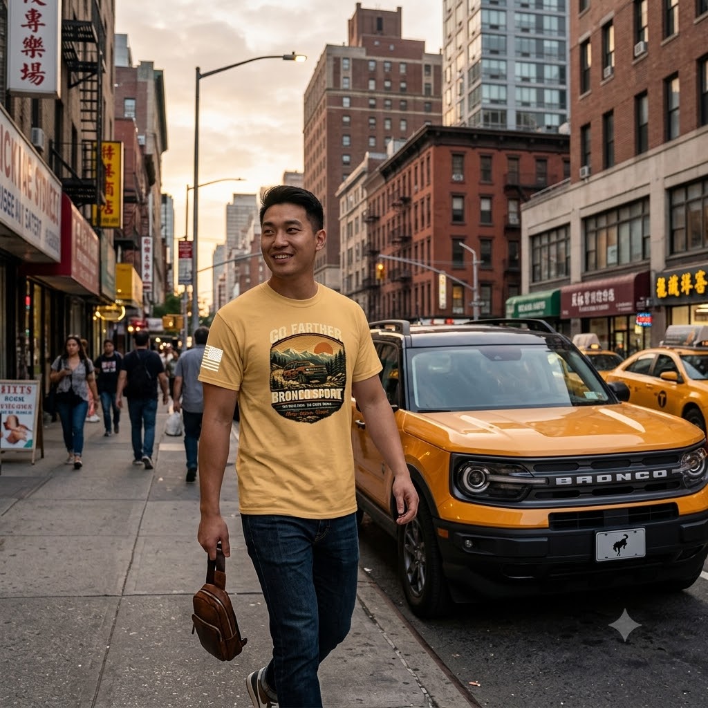 Bronco Sport "Escape The Pavement" Off-Road Adventure Graphic Tee – Premium Wilderness 4x4 Shirt