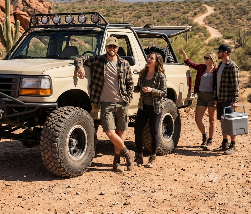 Sasquatch Rock On Bronco Cap — All-American Off-Road Co-Pilot Edition