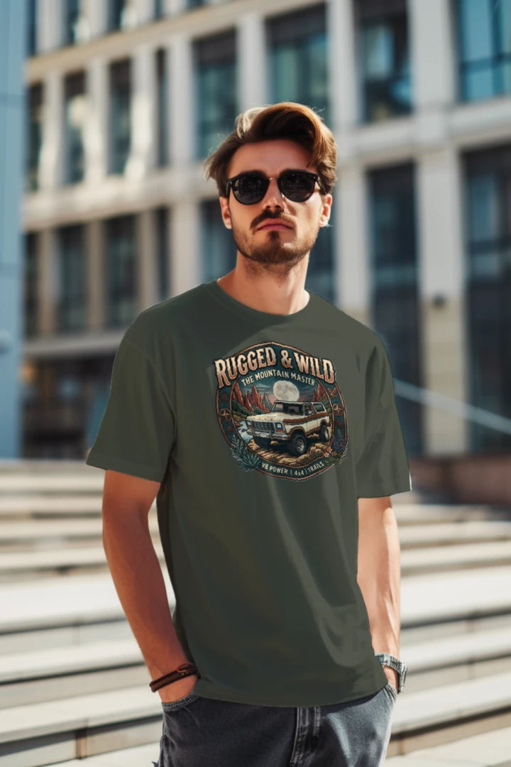 Rugged & Wild Bronco Tee – 2nd Gen Off-Road 4x4 Adventure Shirt T-Shirt