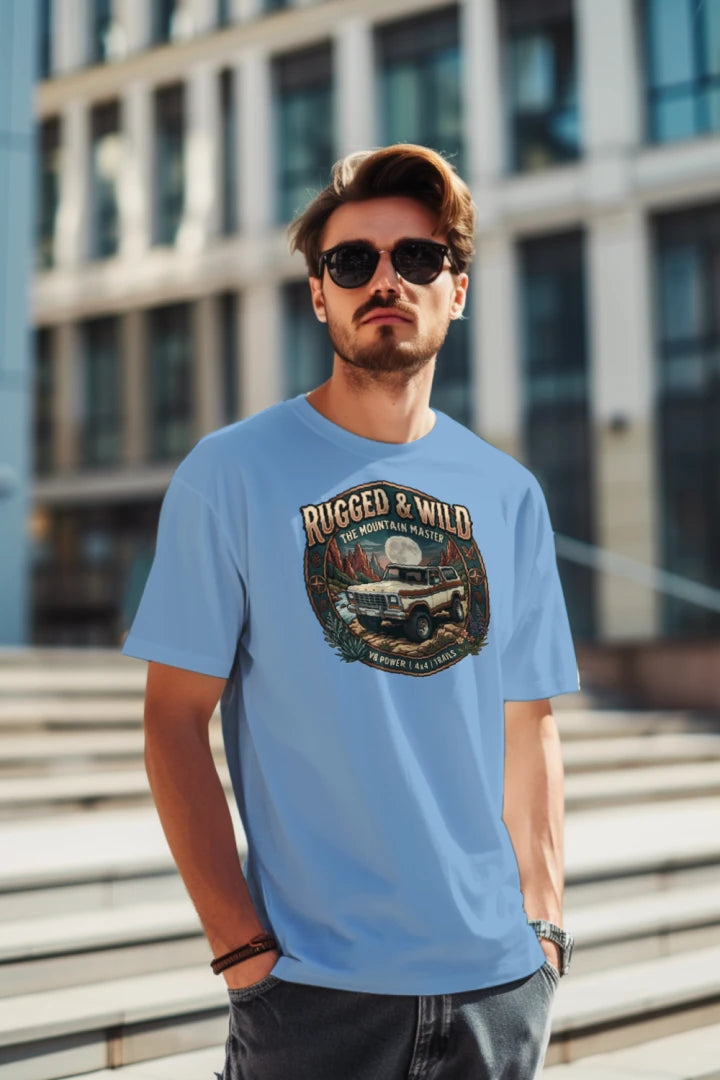 Rugged & Wild Bronco Tee – 2nd Gen Off-Road 4x4 Adventure Shirt T-Shirt