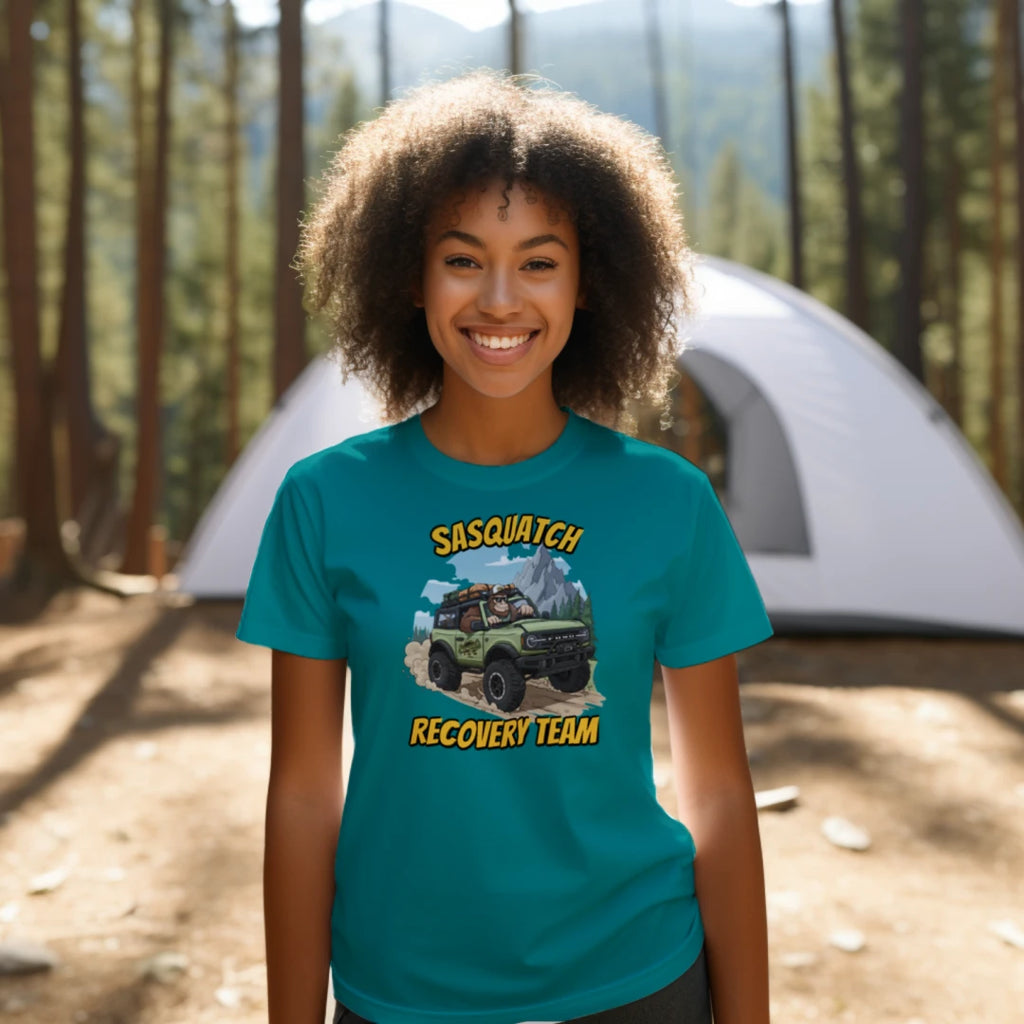 Bronco Life “Sasquatch Recon” Tee – Adventure Ops Off-Road Division wicking tee