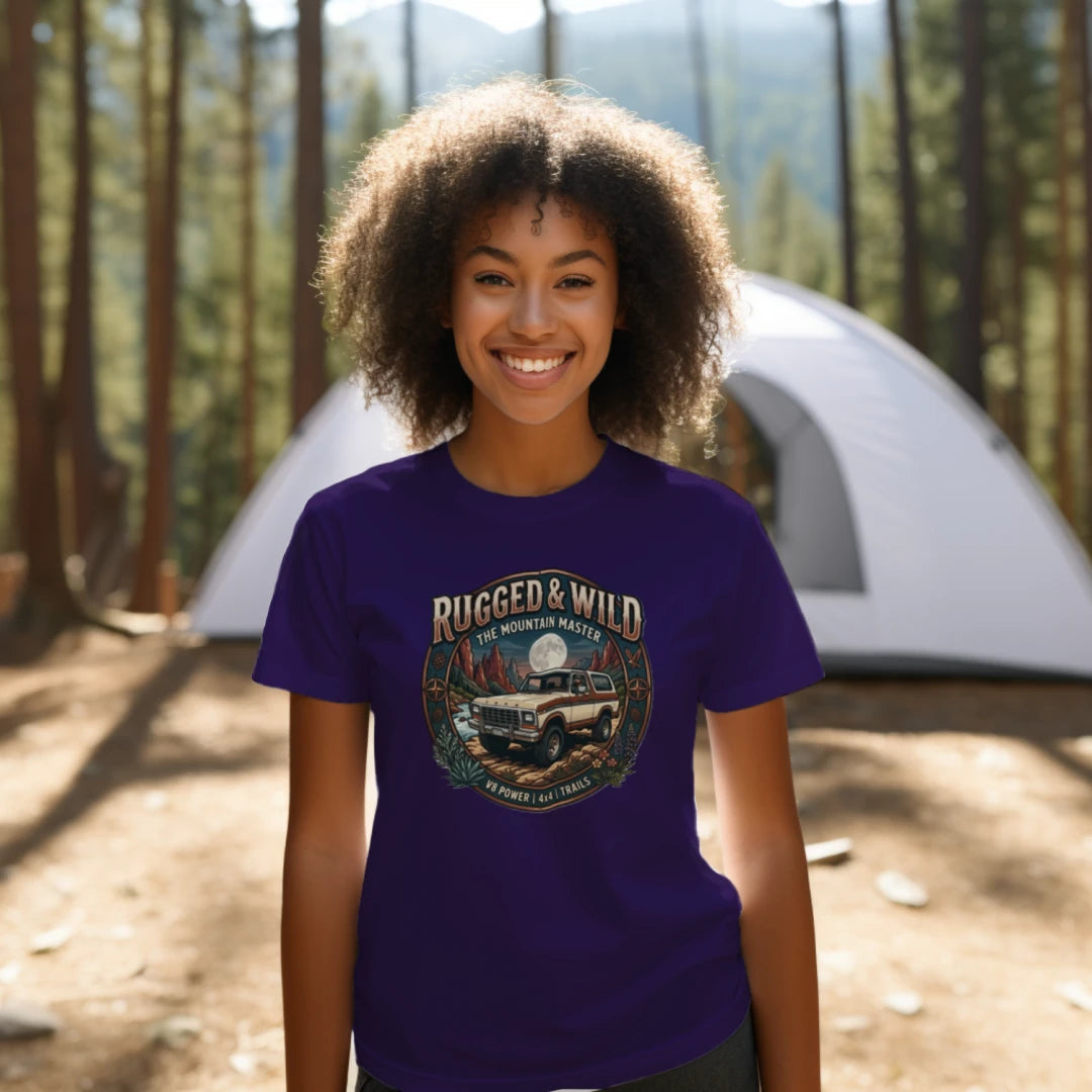 Rugged & Wild Bronco Tee – 2nd Gen Off-Road 4x4 Adventure Shirt T-Shirt