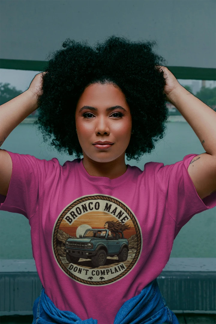 Windblown & Wild – Bronco Mane Shirt T-Shirt