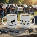 Bronco Logo Ceramic Mug – Bucking Bronco & All Trim Logos Coffee Cup (11oz / 15oz)