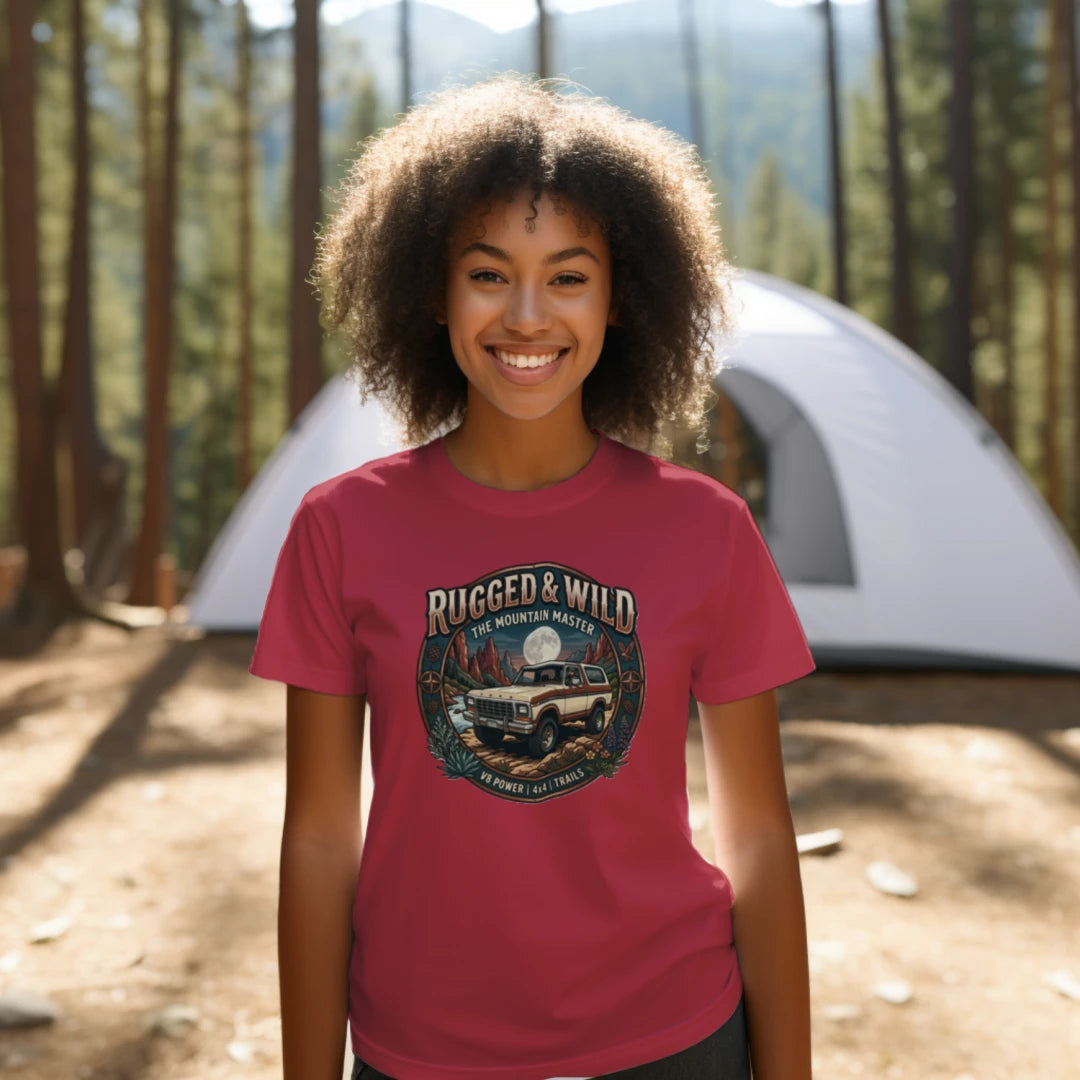 Rugged & Wild Bronco Tee – 2nd Gen Off-Road 4x4 Adventure Shirt T-Shirt