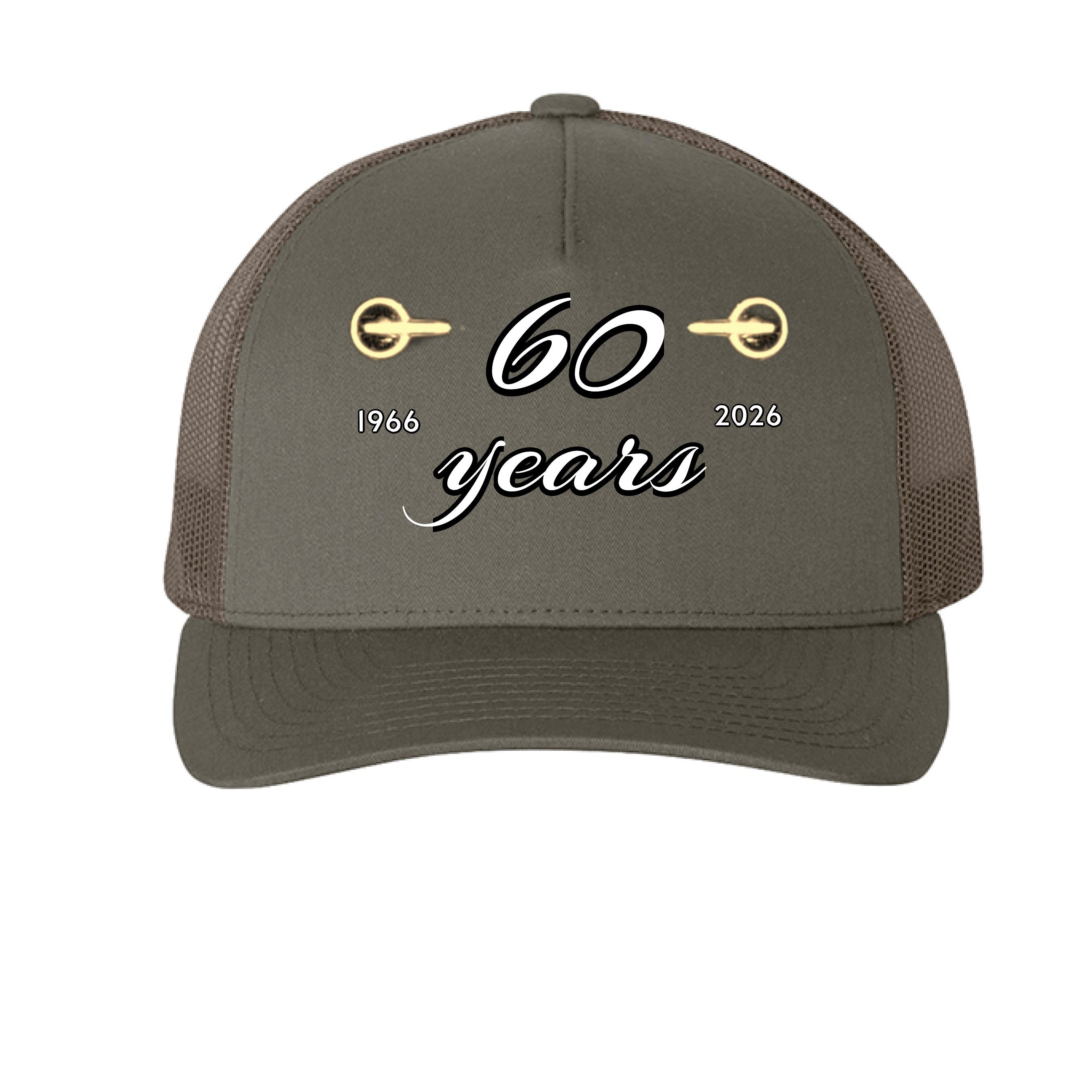 60 Years Wild Trucker Hat | 1966–2026 Heritage Edition (Off-Road Inspired) Hats